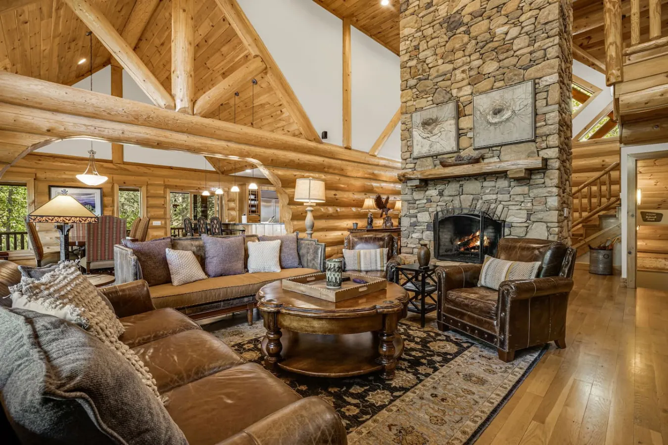 Luxury Mtn Cabin Game Room, Sauna & Fire Pit 9