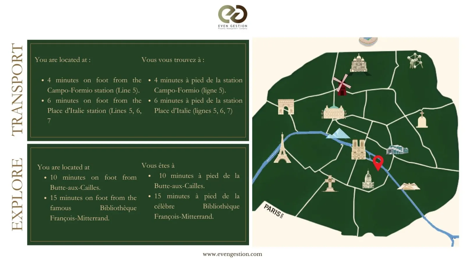 2#Cosy studio #Paris13#JardindesPlantes 13