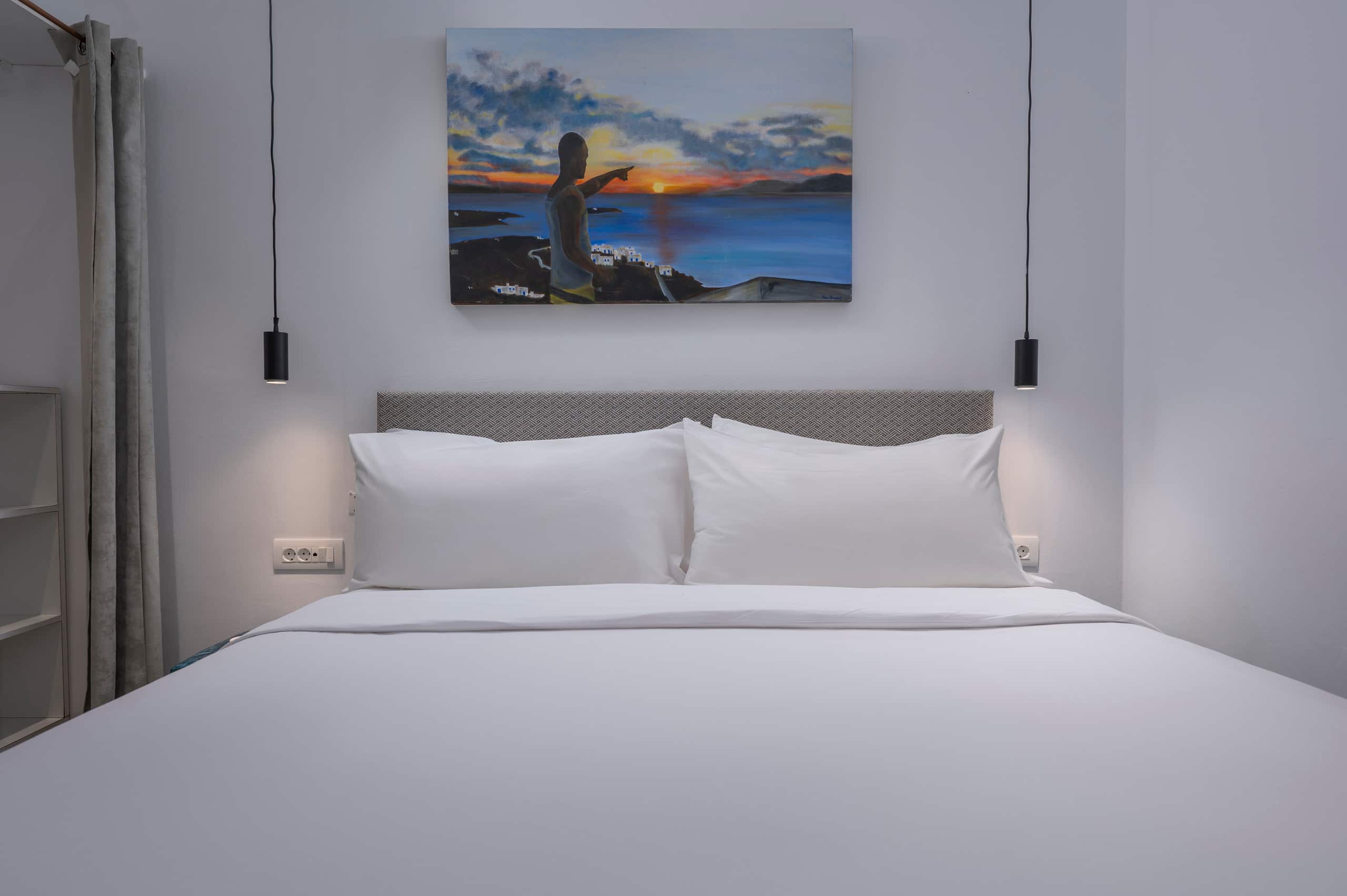 Side Sea View Apartment w Balcony | Flaskos Suites 17
