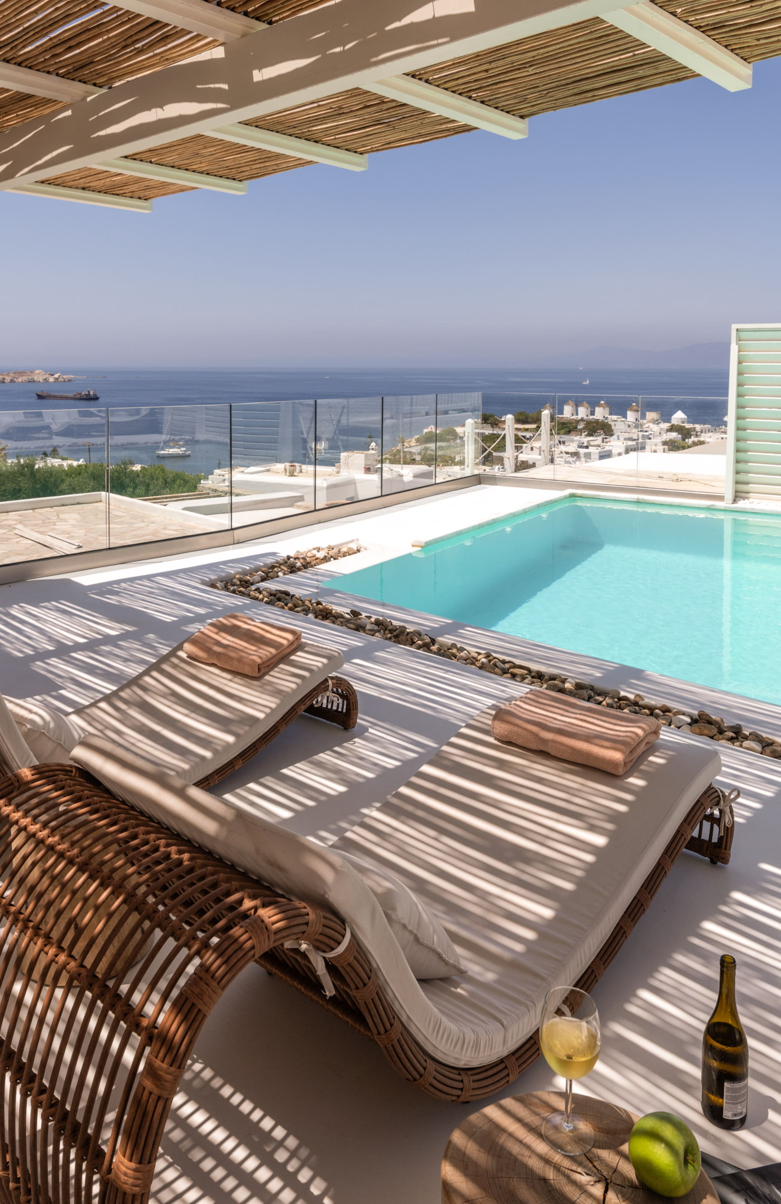 Ocean View Villa Mykonos Center 3 Min Walk to Town 25