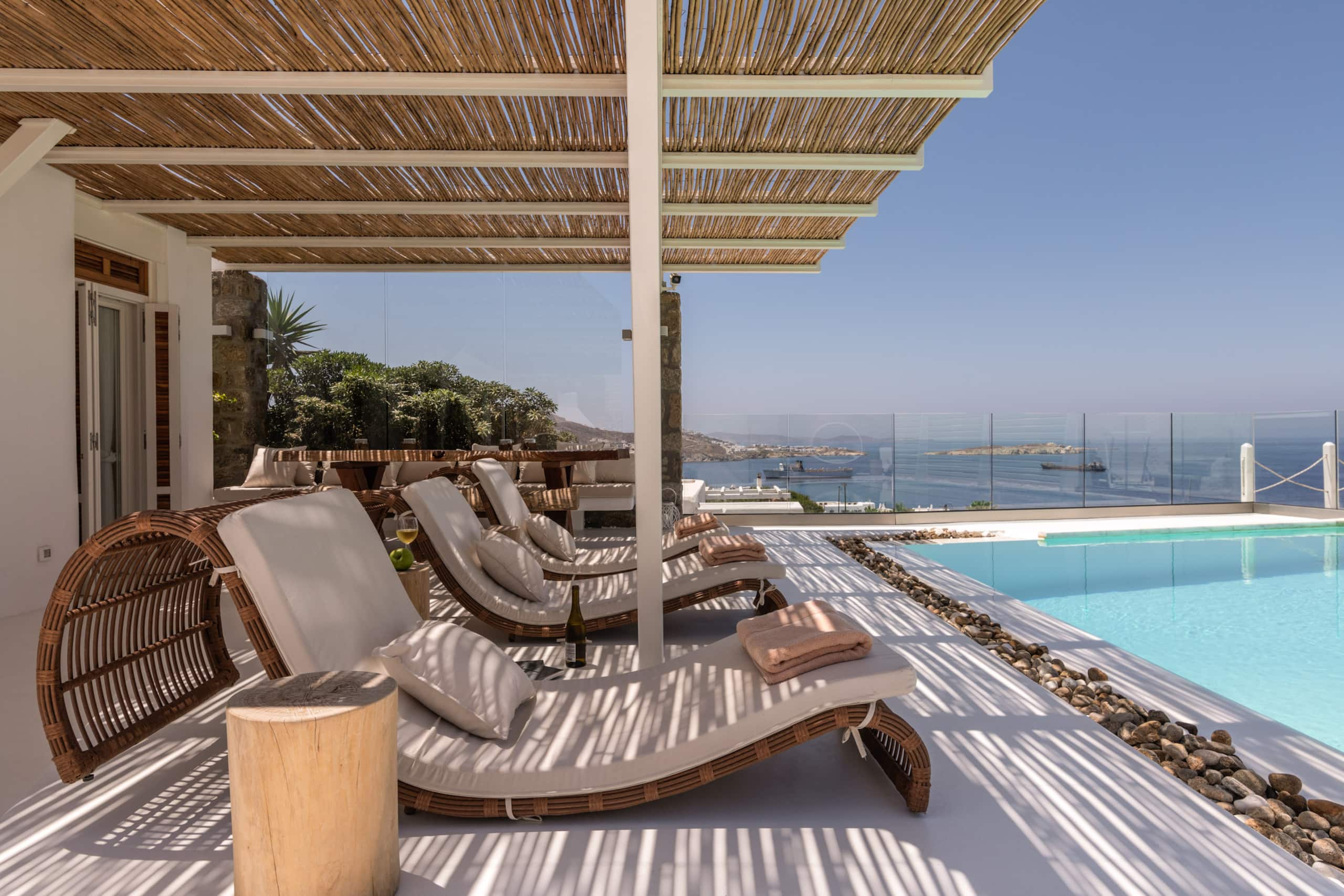 Ocean View Villa Mykonos Center 3 Min Walk to Town 22