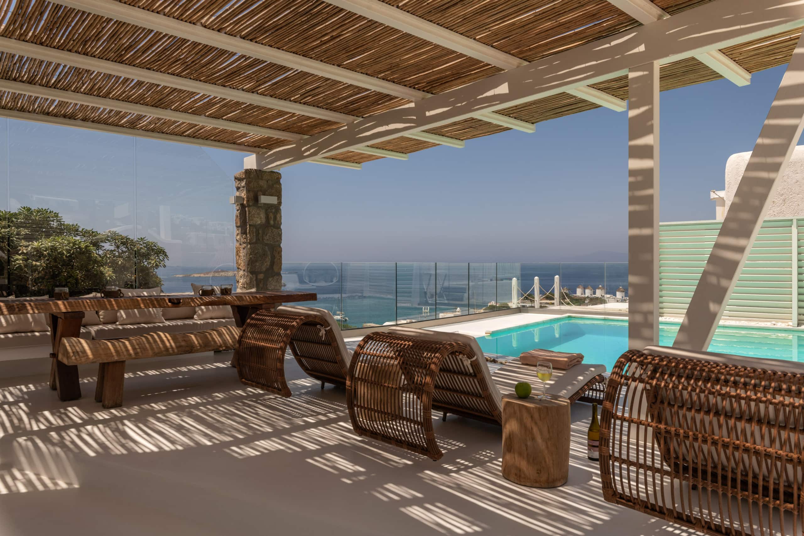 Ocean View Villa Mykonos Center 3 Min Walk to Town 20