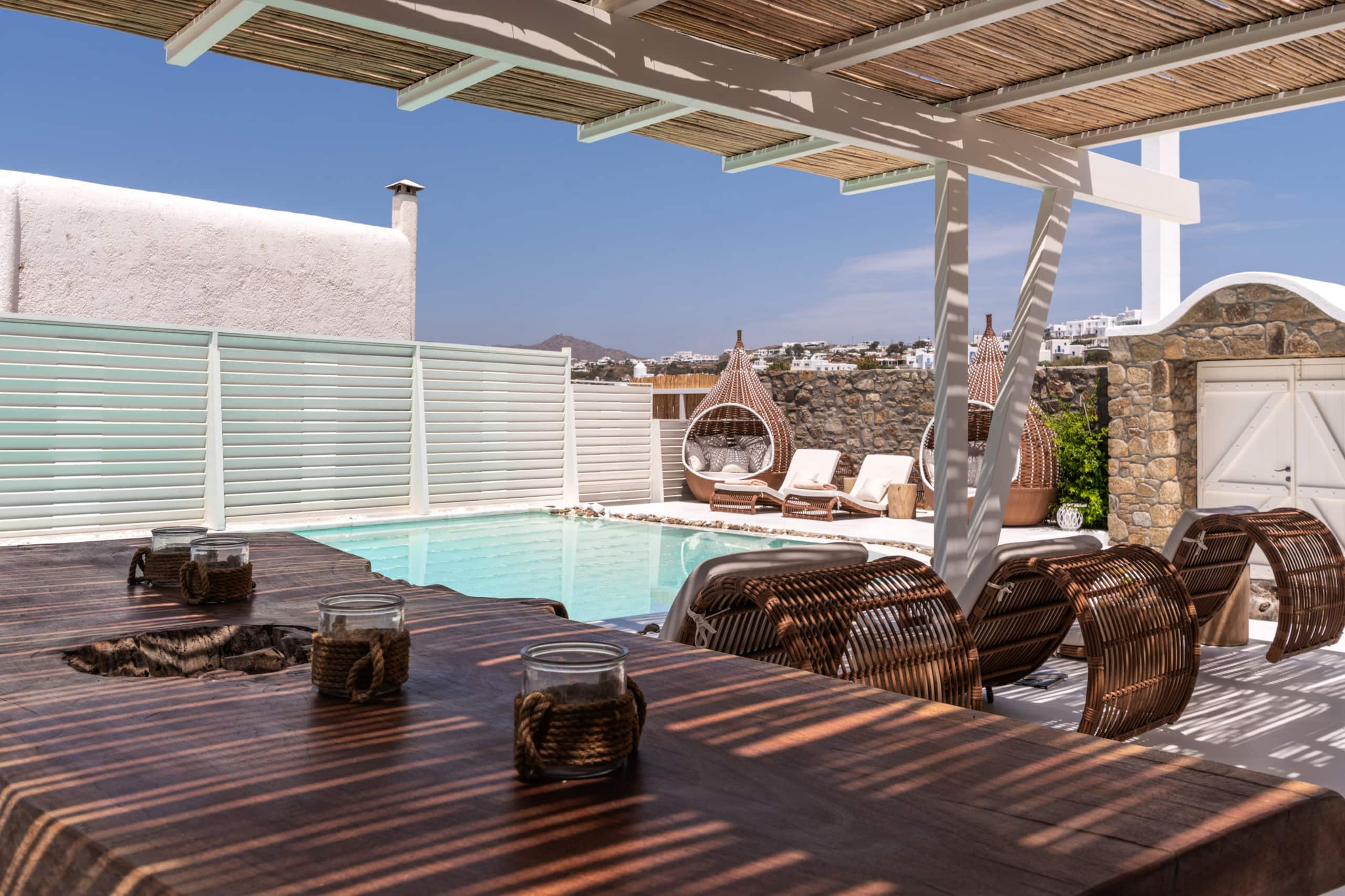 Ocean View Villa Mykonos Center 3 Min Walk to Town 26