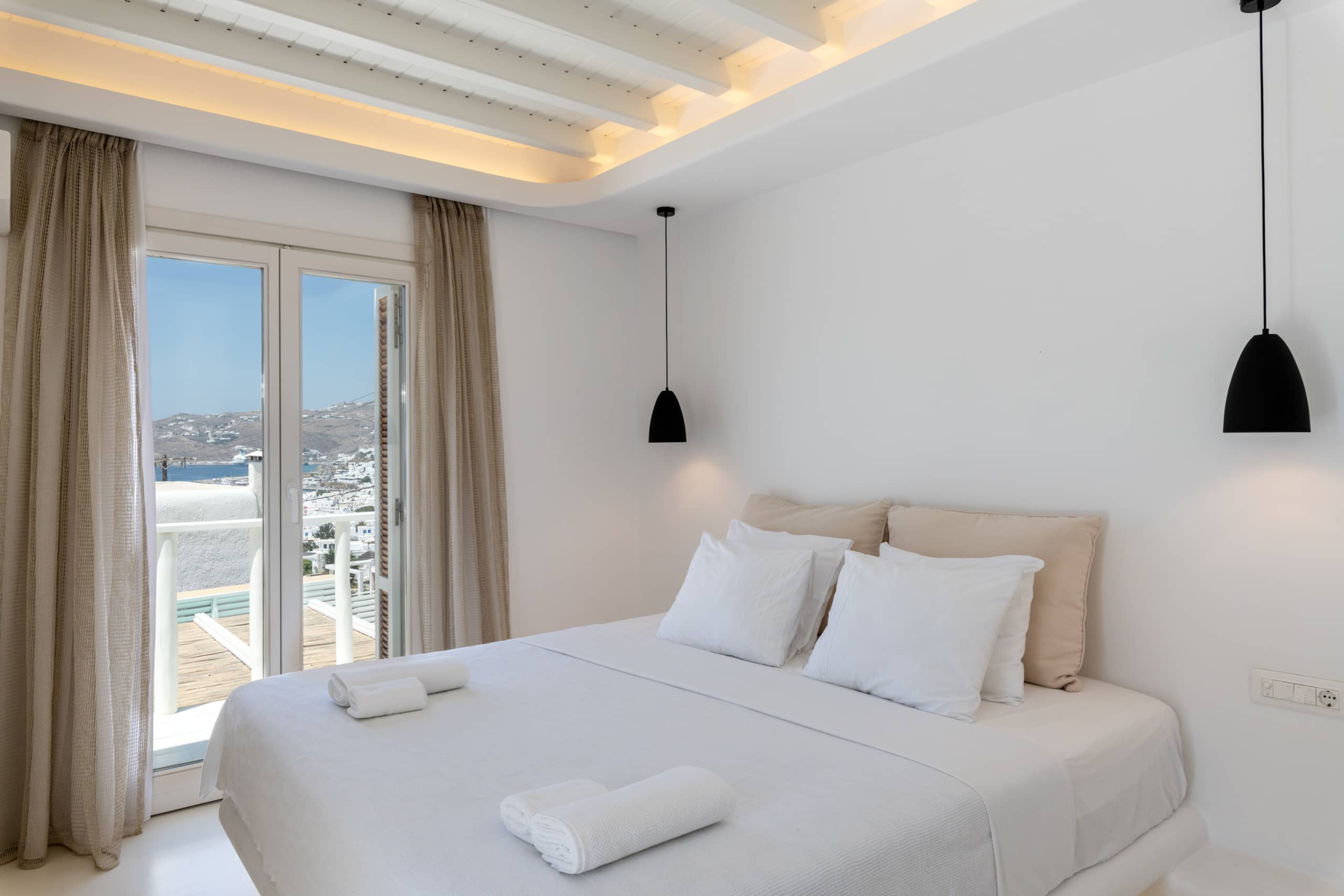 Ocean View Villa Mykonos Center 3 Min Walk to Town 32