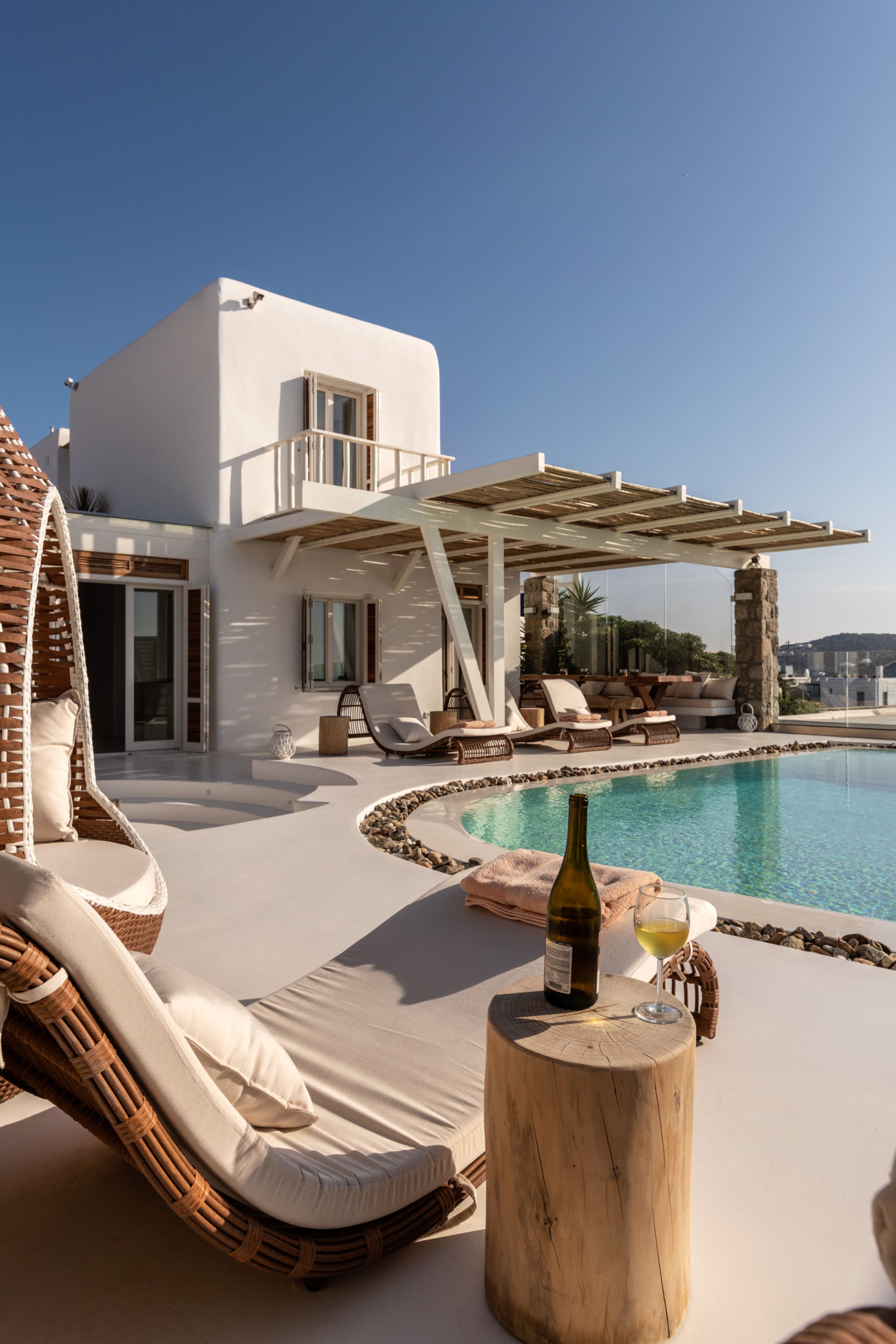 Ocean View Villa Mykonos Center 3 Min Walk to Town 38