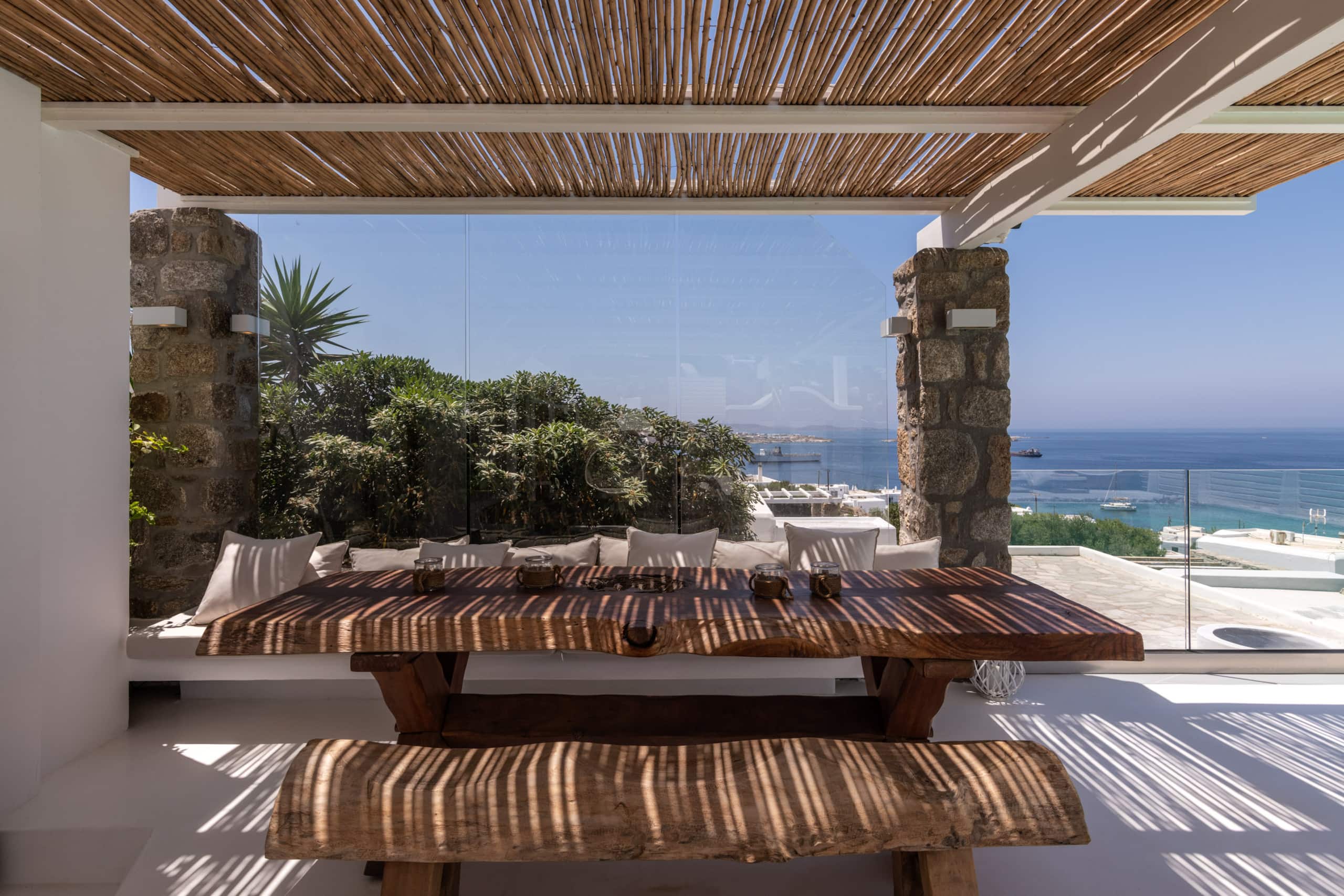 Ocean View Villa Mykonos Center 3 Min Walk to Town 24
