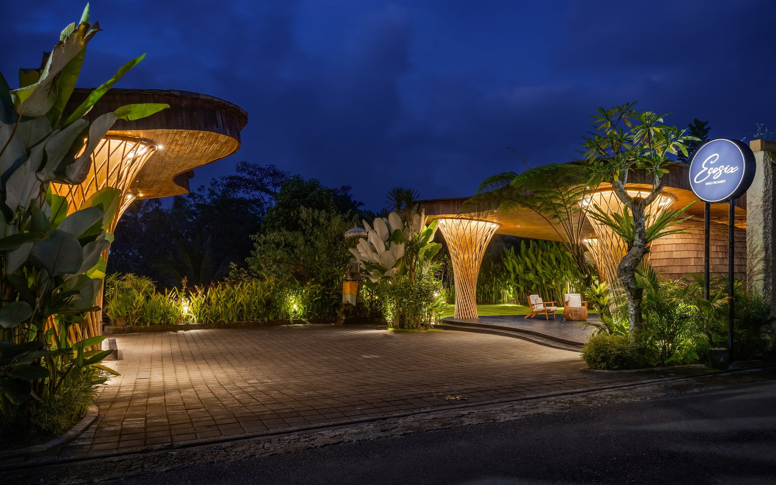 Arch - Bamboo Villa in Eco Six Bali Resort 25