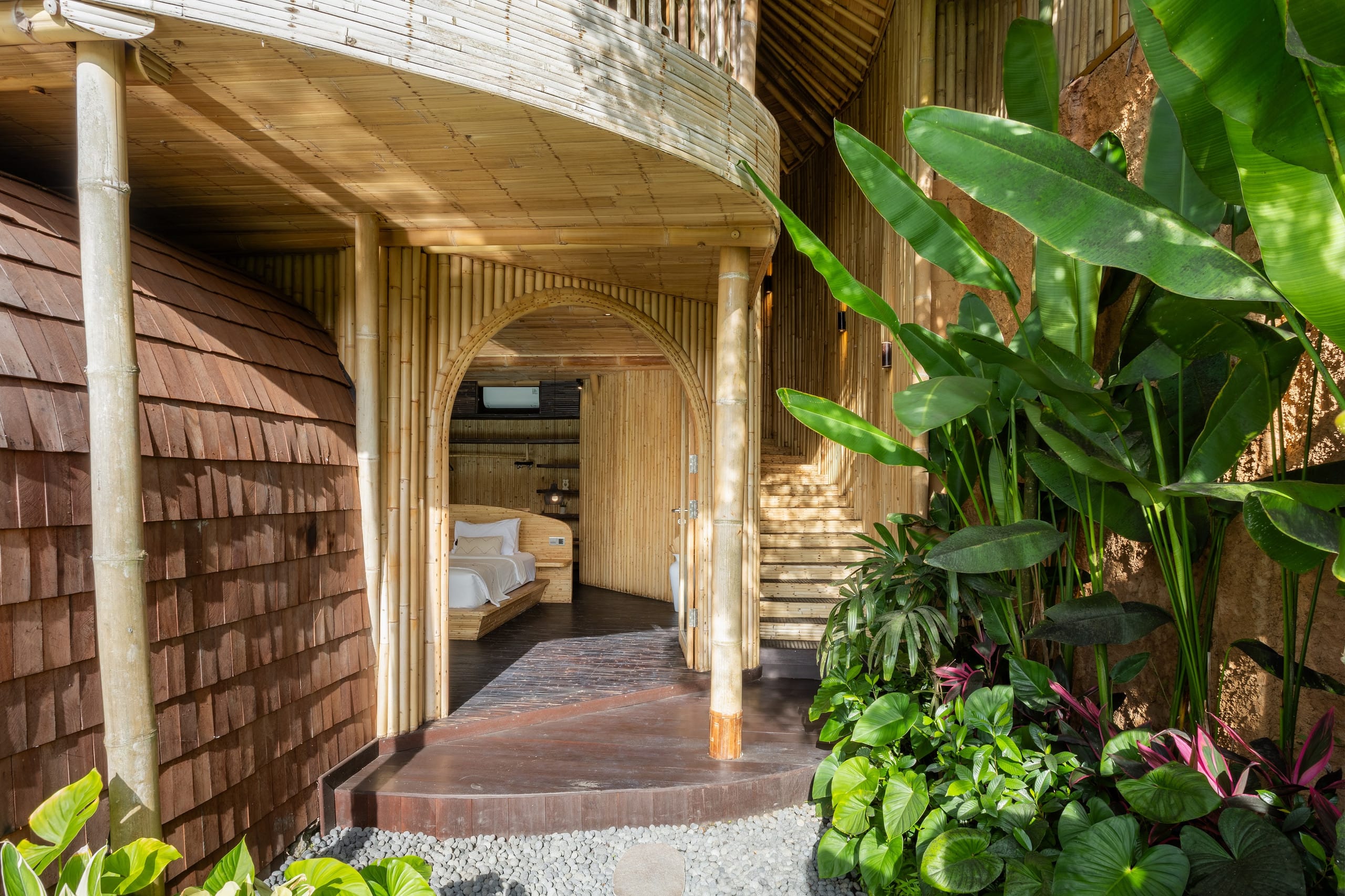 Arch - Bamboo Villa in Eco Six Bali Resort 17