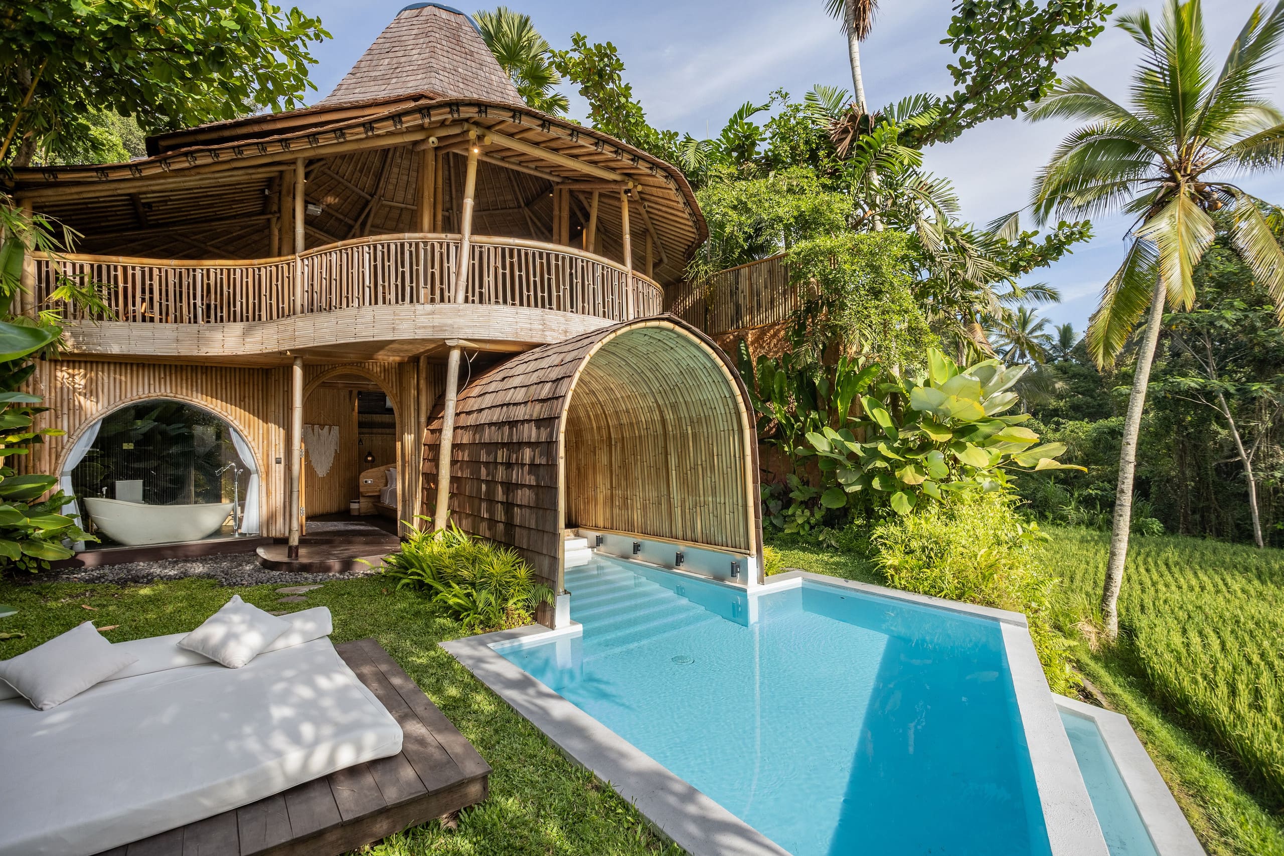 Arch - Bamboo Villa in Eco Six Bali Resort 18