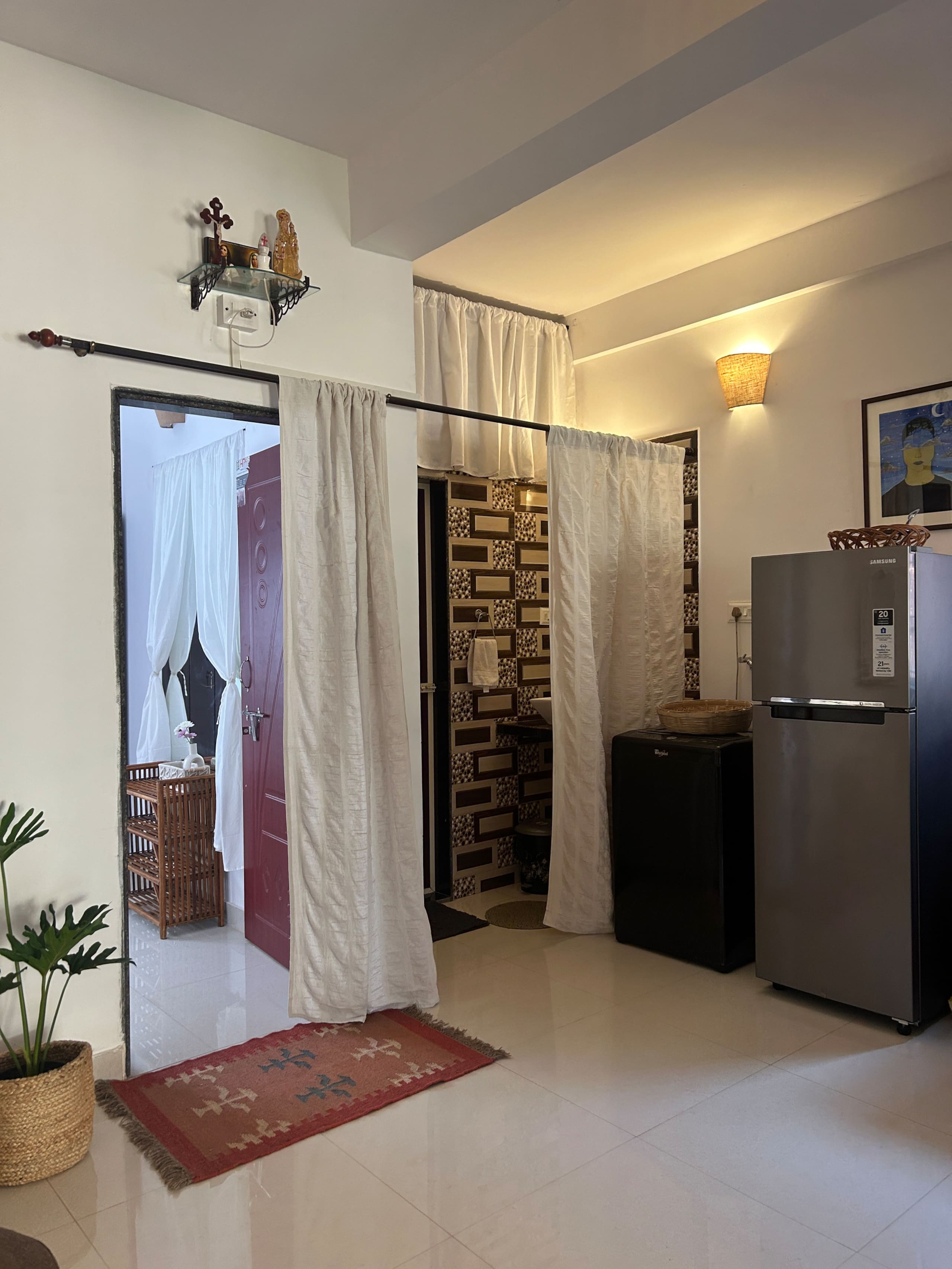 Casa Melosa/1BHK villa/3 min walk to Ashwem beach 14