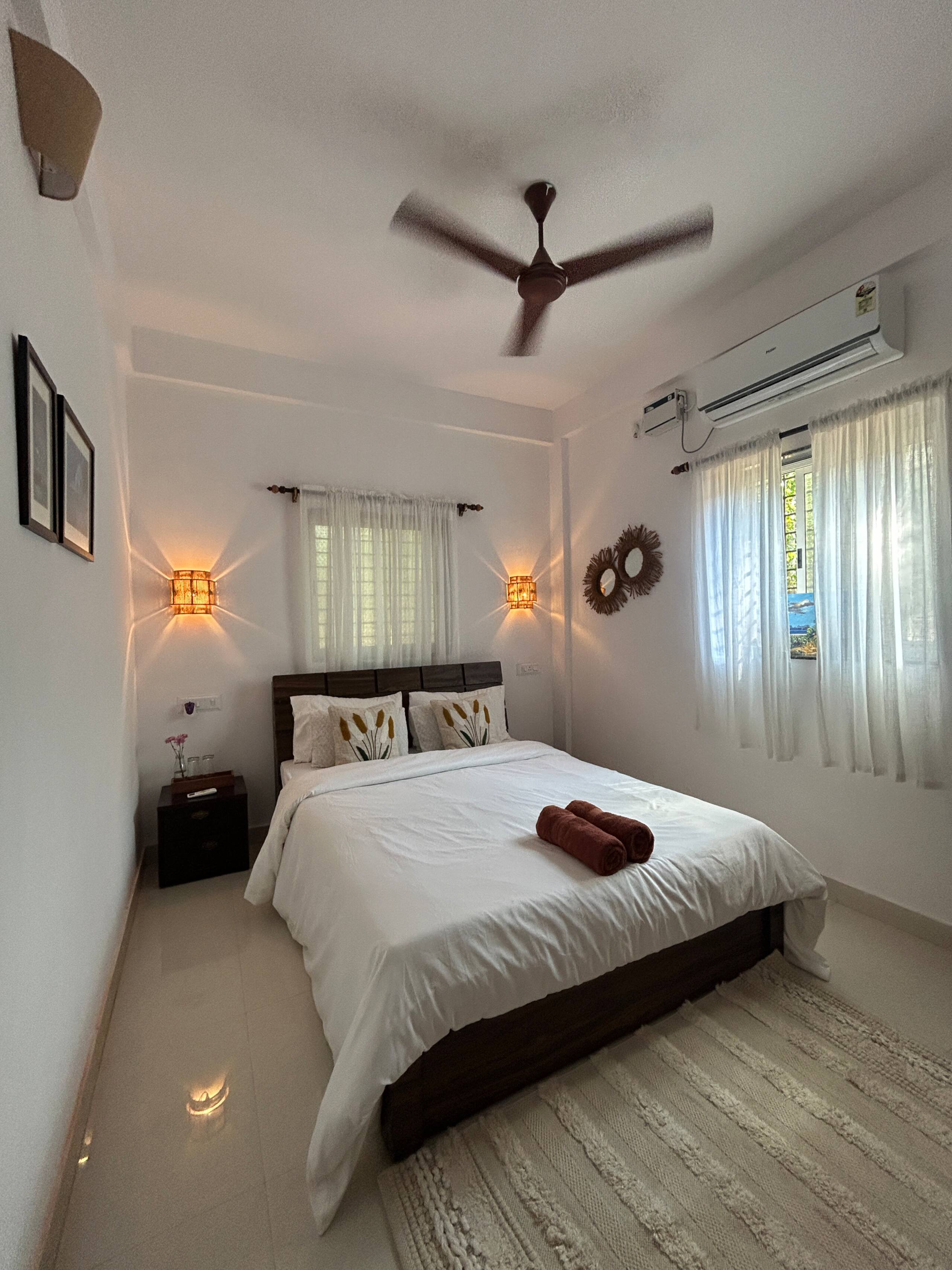Casa Melosa/1BHK villa/3 min walk to Ashwem beach 32