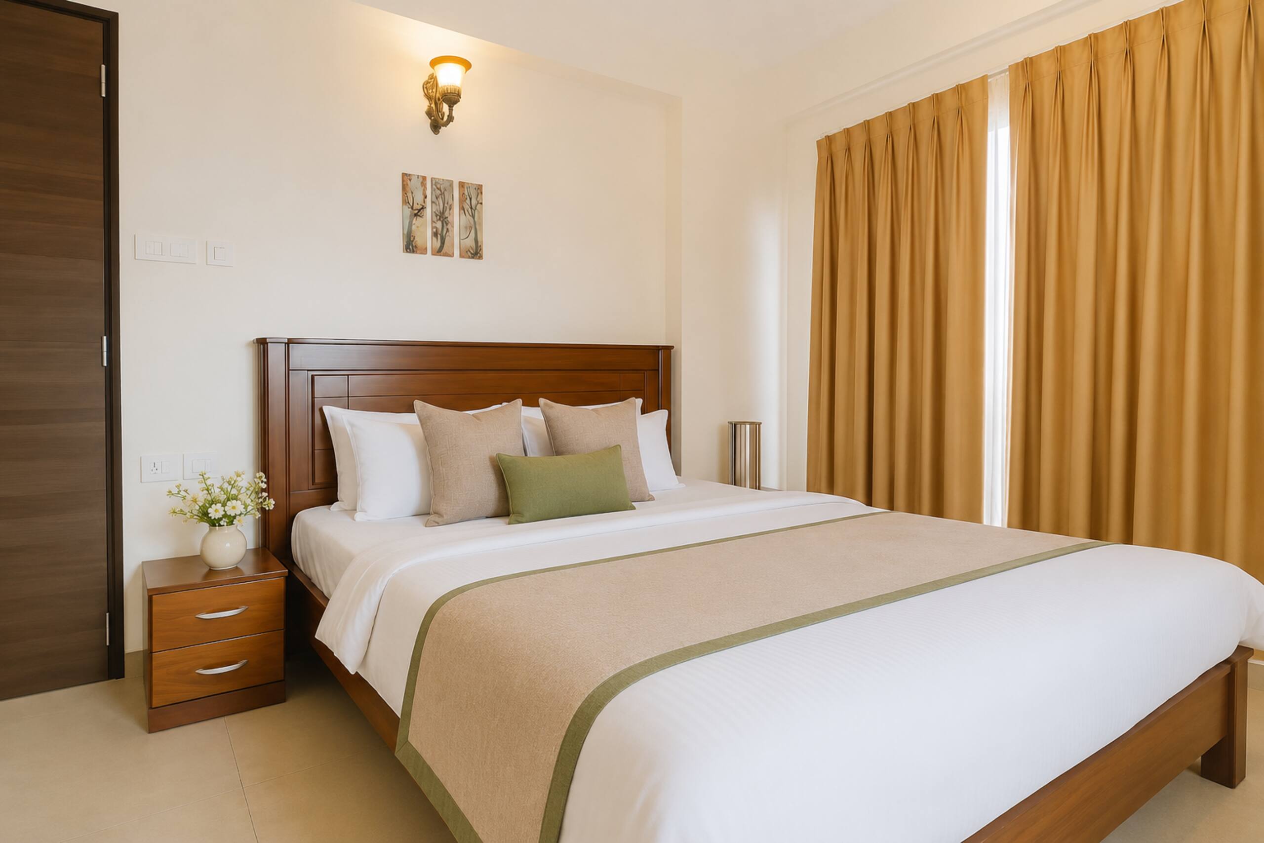 Faodail 20 | Pool & Paddy View 1BHK in Baga 13