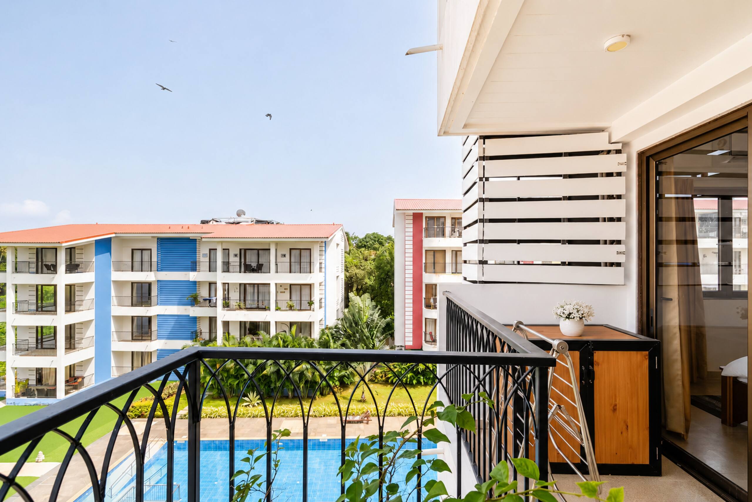 Faodail 20 | Pool & Paddy View 1BHK in Baga 30