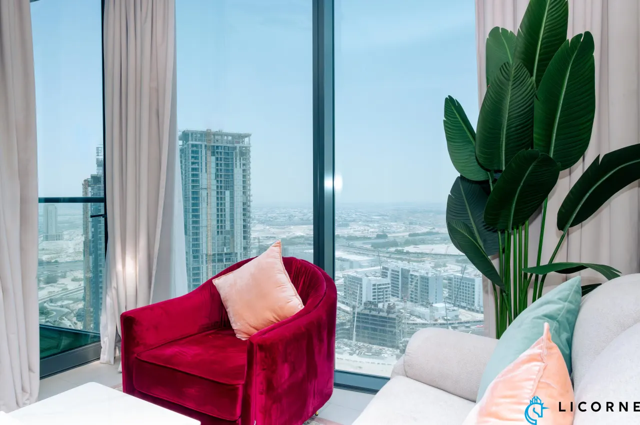Classic Elegance - 1 BR with balcony in Sobha Hartland 17
