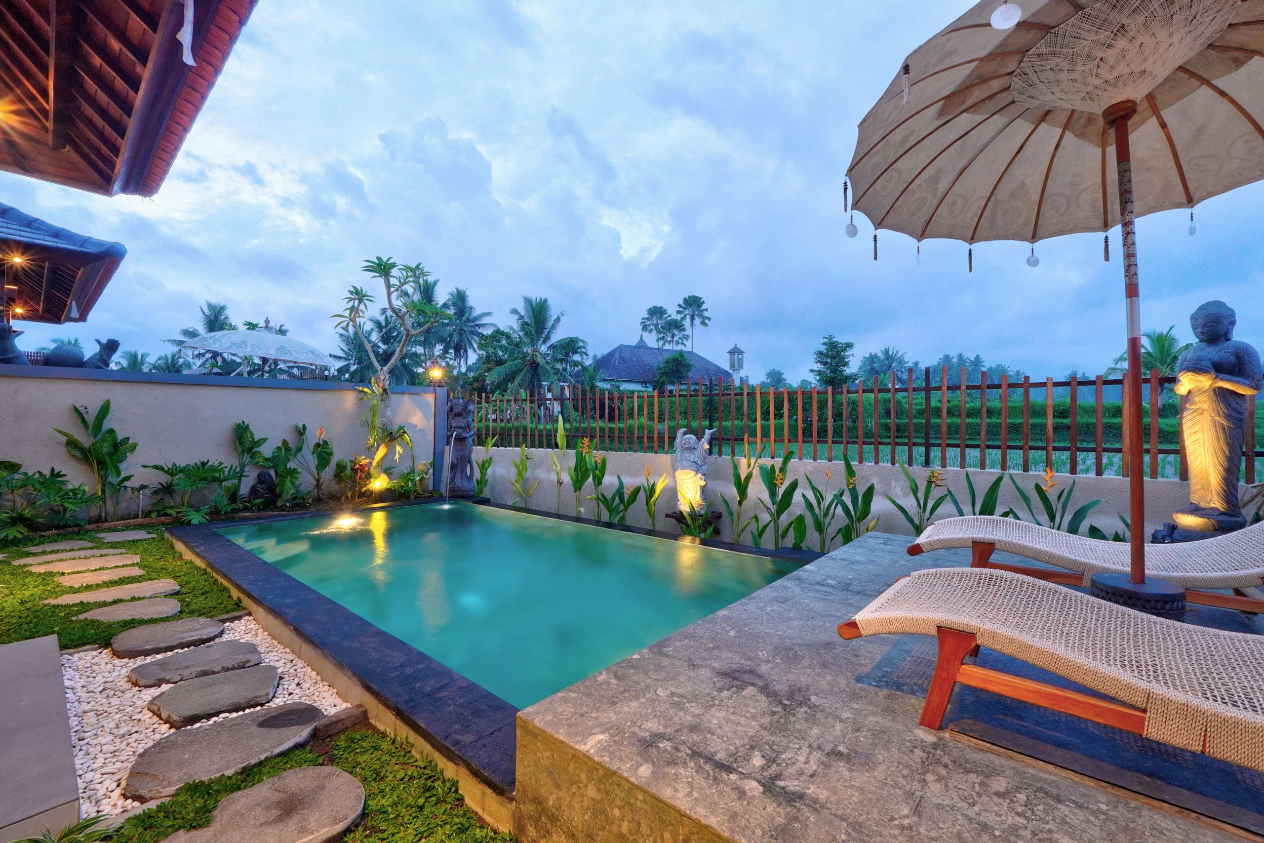 Romantic private pool villa near Alas Harum 15