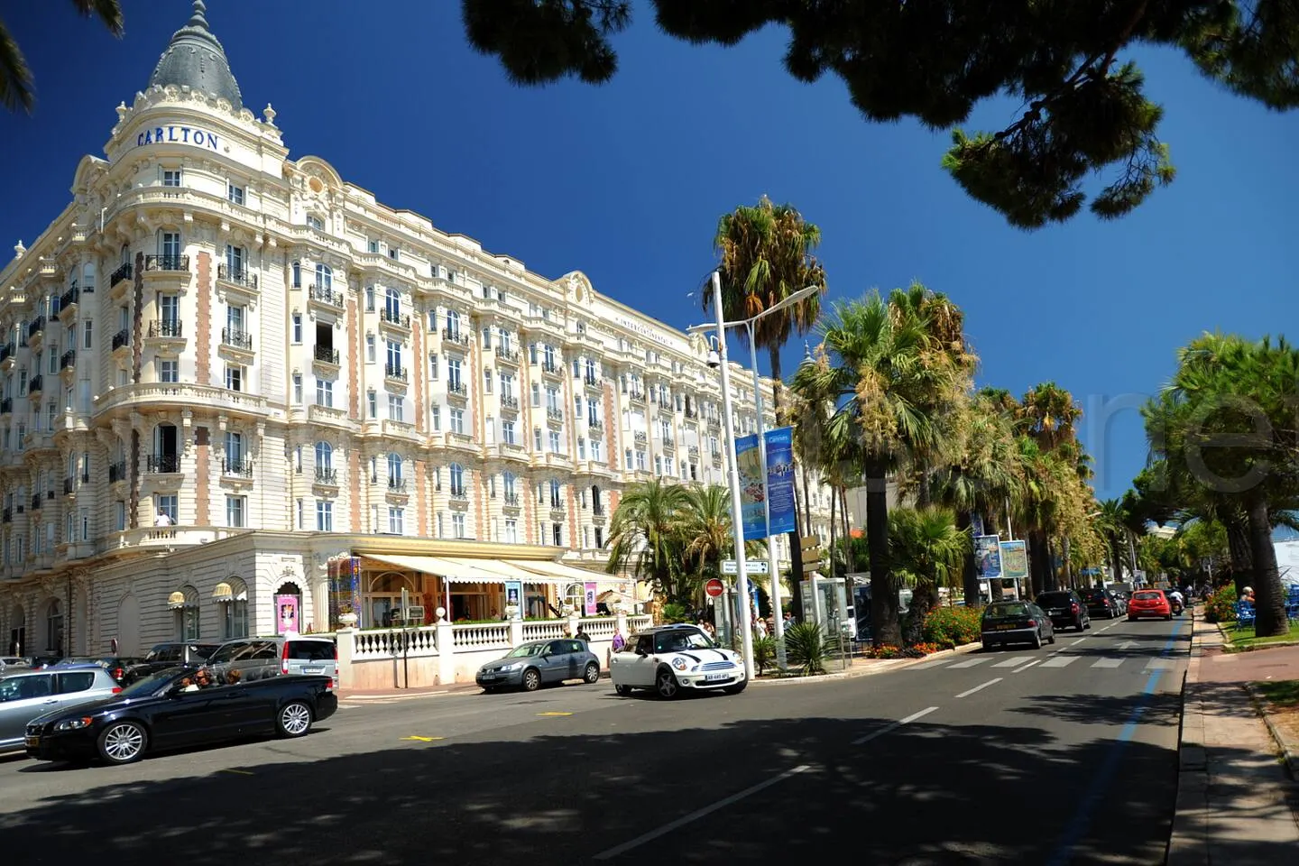 Cannes Croisette behind Carlton Hotel 9
