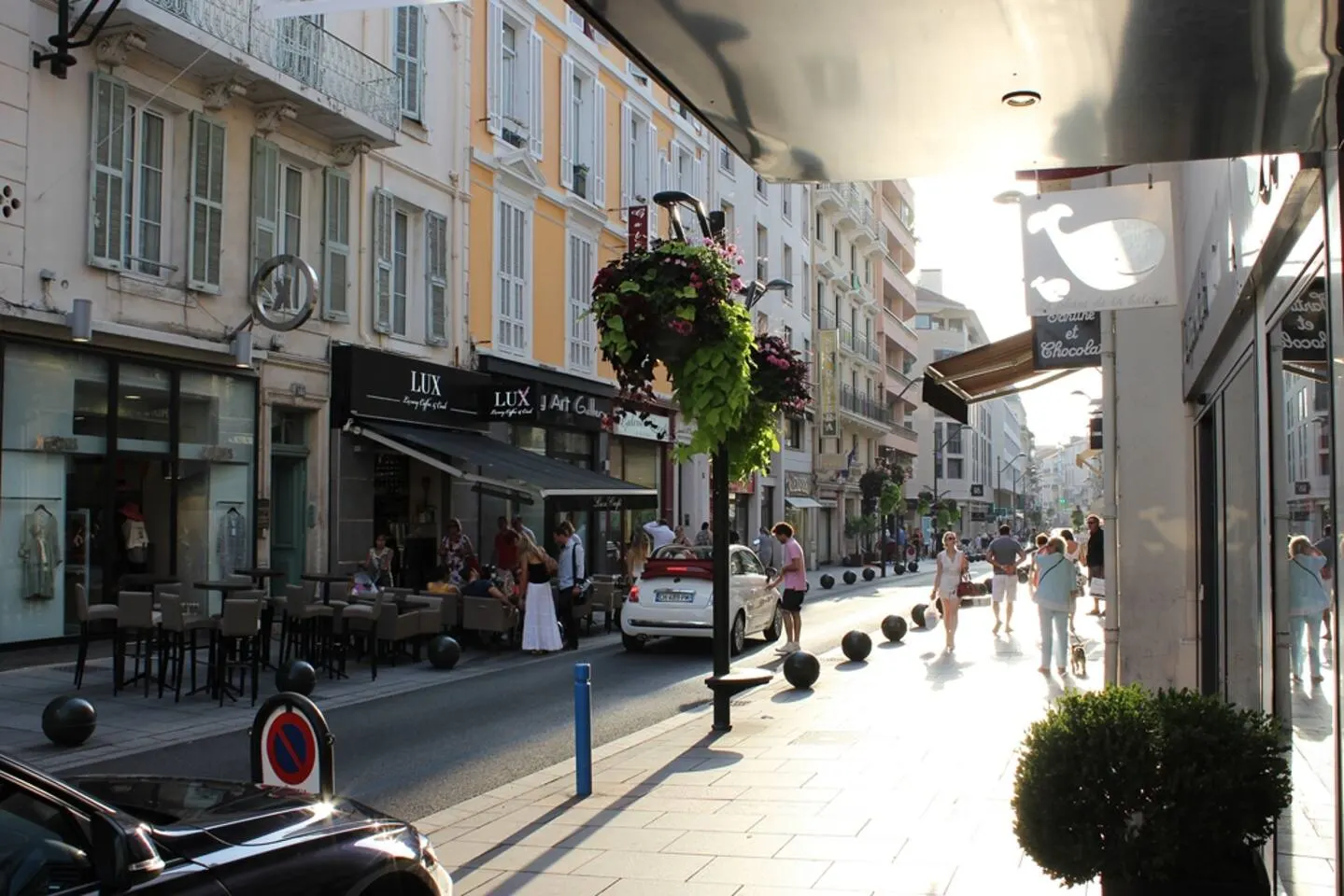 Cannes Croisette behind Carlton Hotel 8