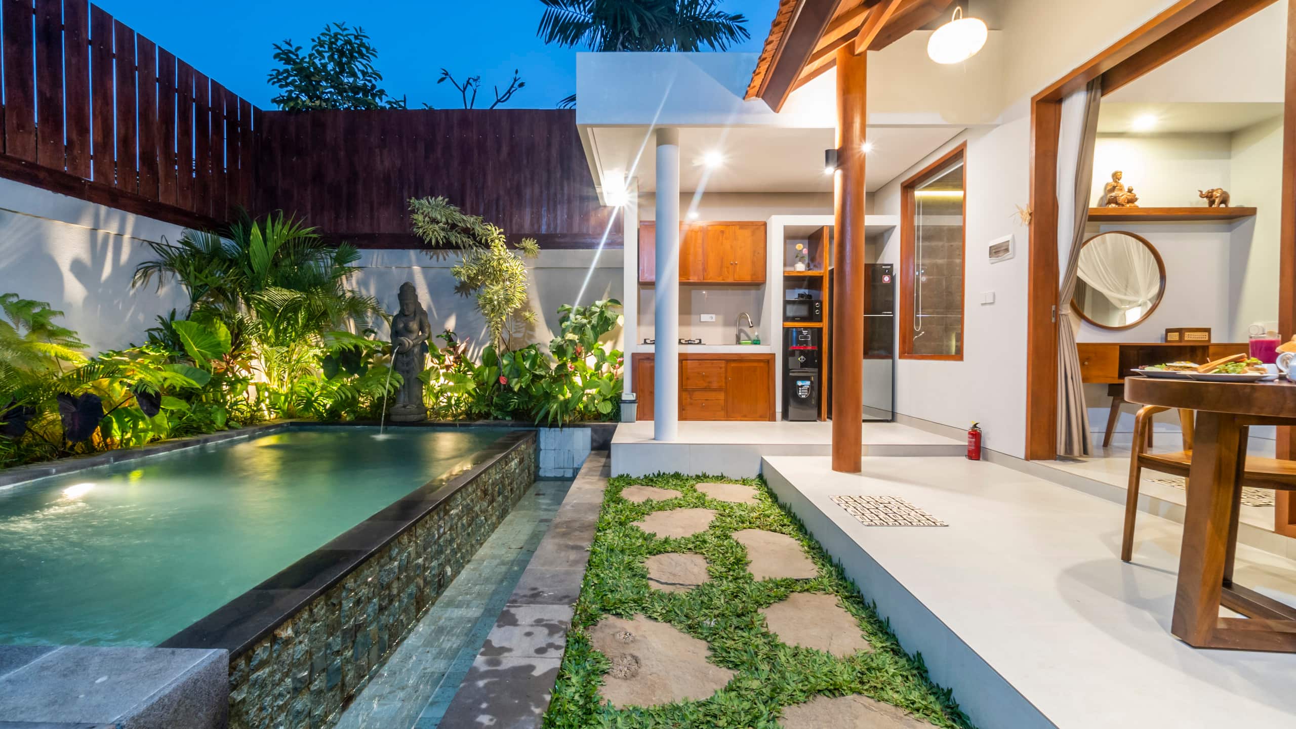 Haru Private Pool Villa and Kitchen 8