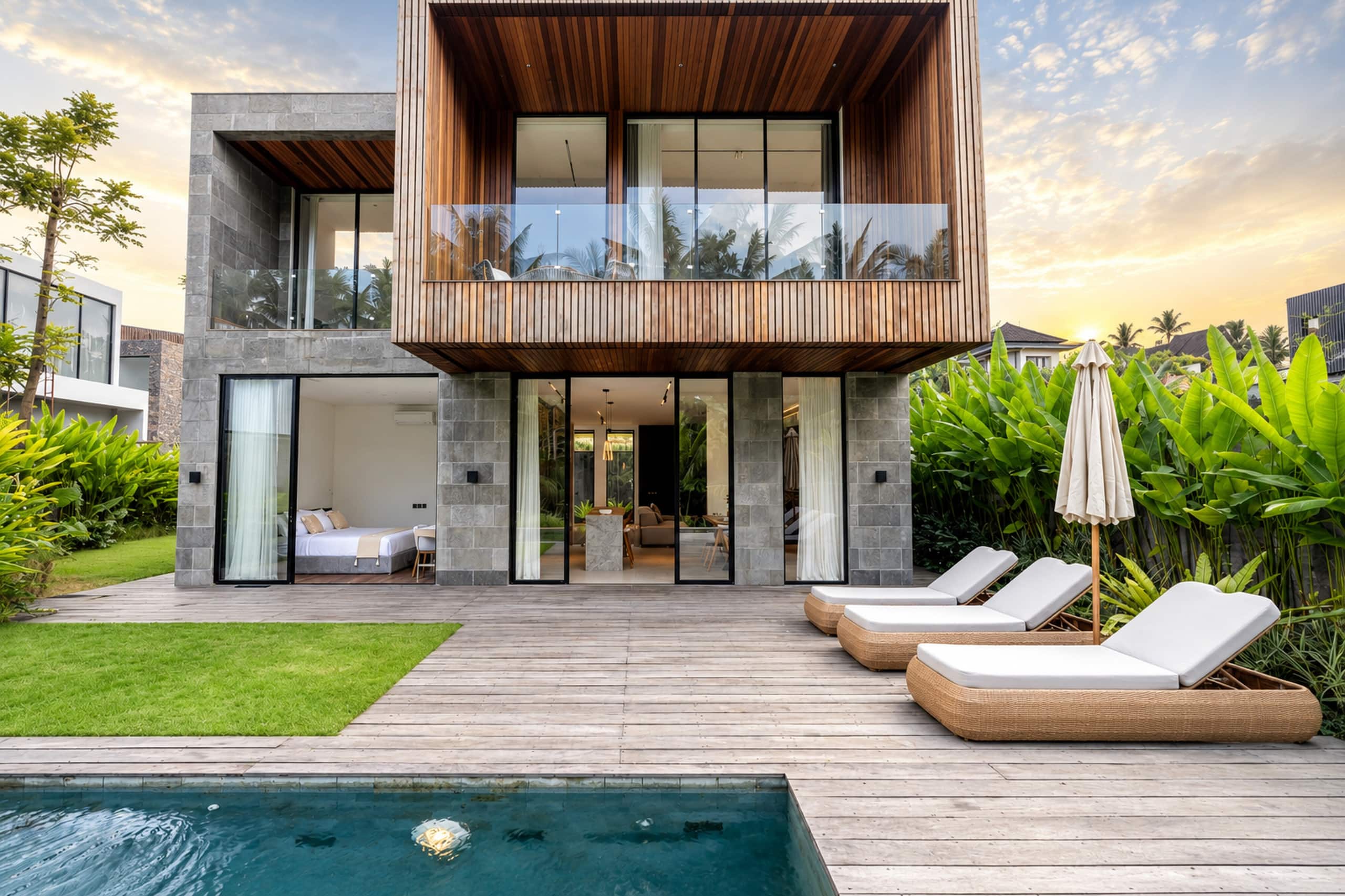 Villa Cube 3BR Jungle Retreat in Ubud