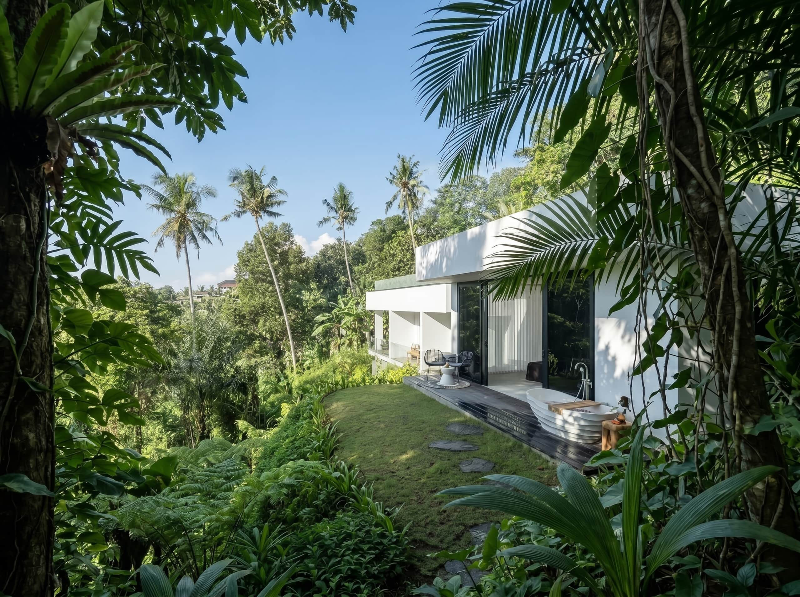 Supreme Villa 4BR Ubud Epic Pool Sunrise Canyon 37