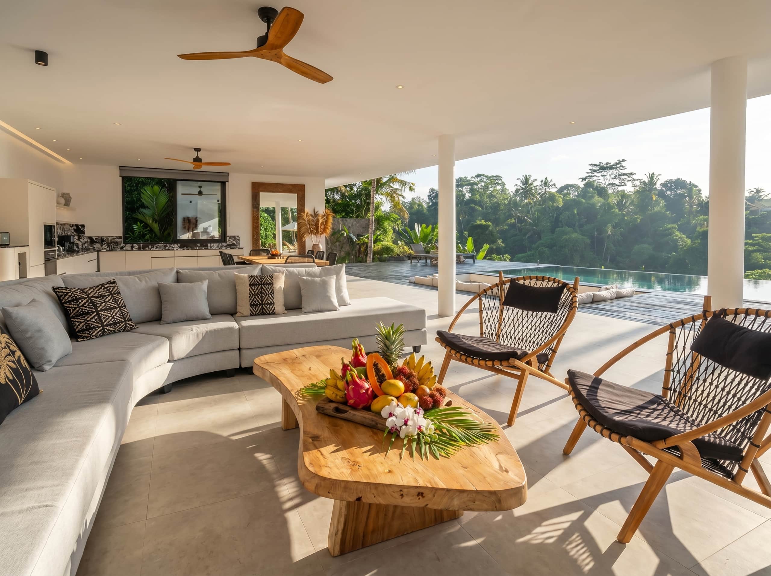 Supreme Villa 4BR Ubud Epic Pool Sunrise Canyon 11