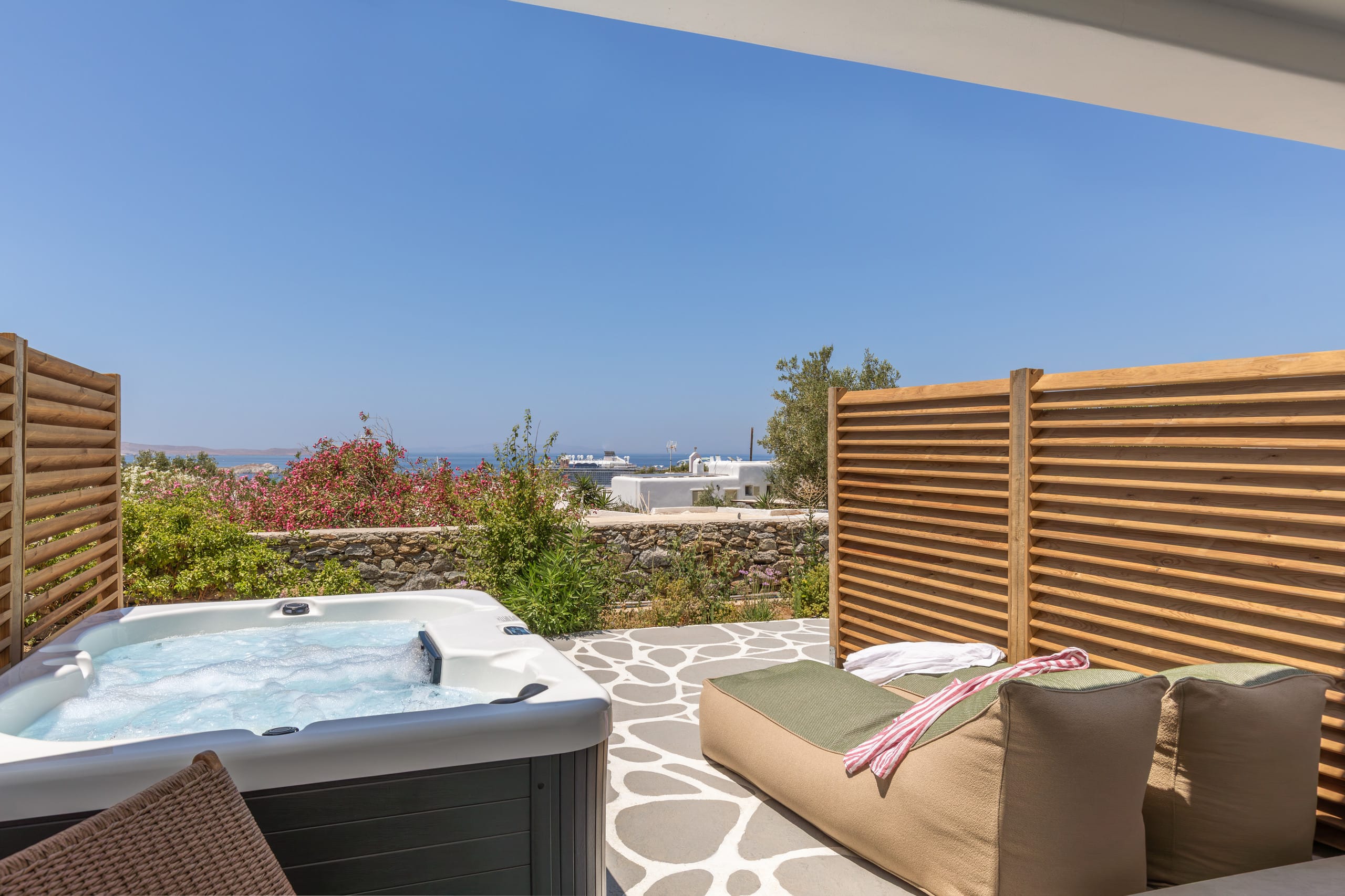 Mykonos Lagom 1 Sea View Studio (180° Sunset Bar) - Apartments for Rent in Mykonos, Greece 26