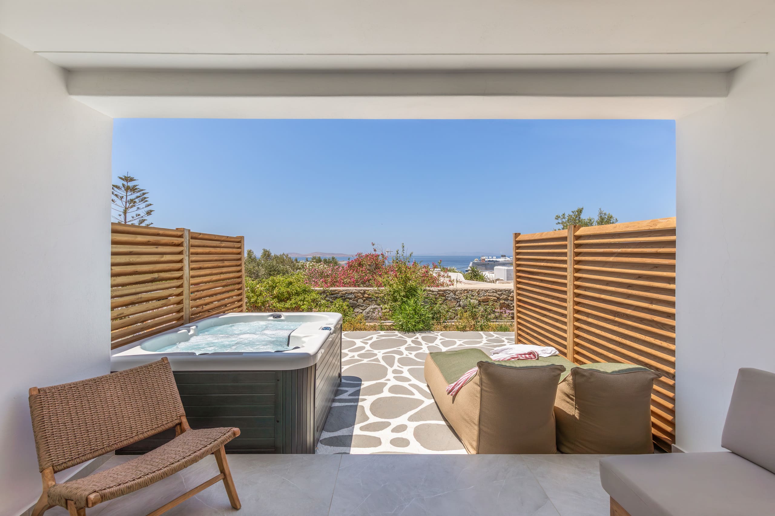 Mykonos Lagom 1 Sea View Studio (180° Sunset Bar) - Apartments for Rent in Mykonos, Greece 22