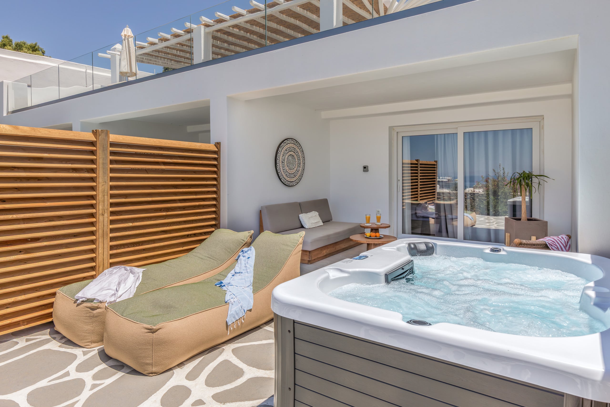 Mykonos Lagom 1 Sea View Studio (180° Sunset Bar) - Apartments for Rent in Mykonos, Greece 16