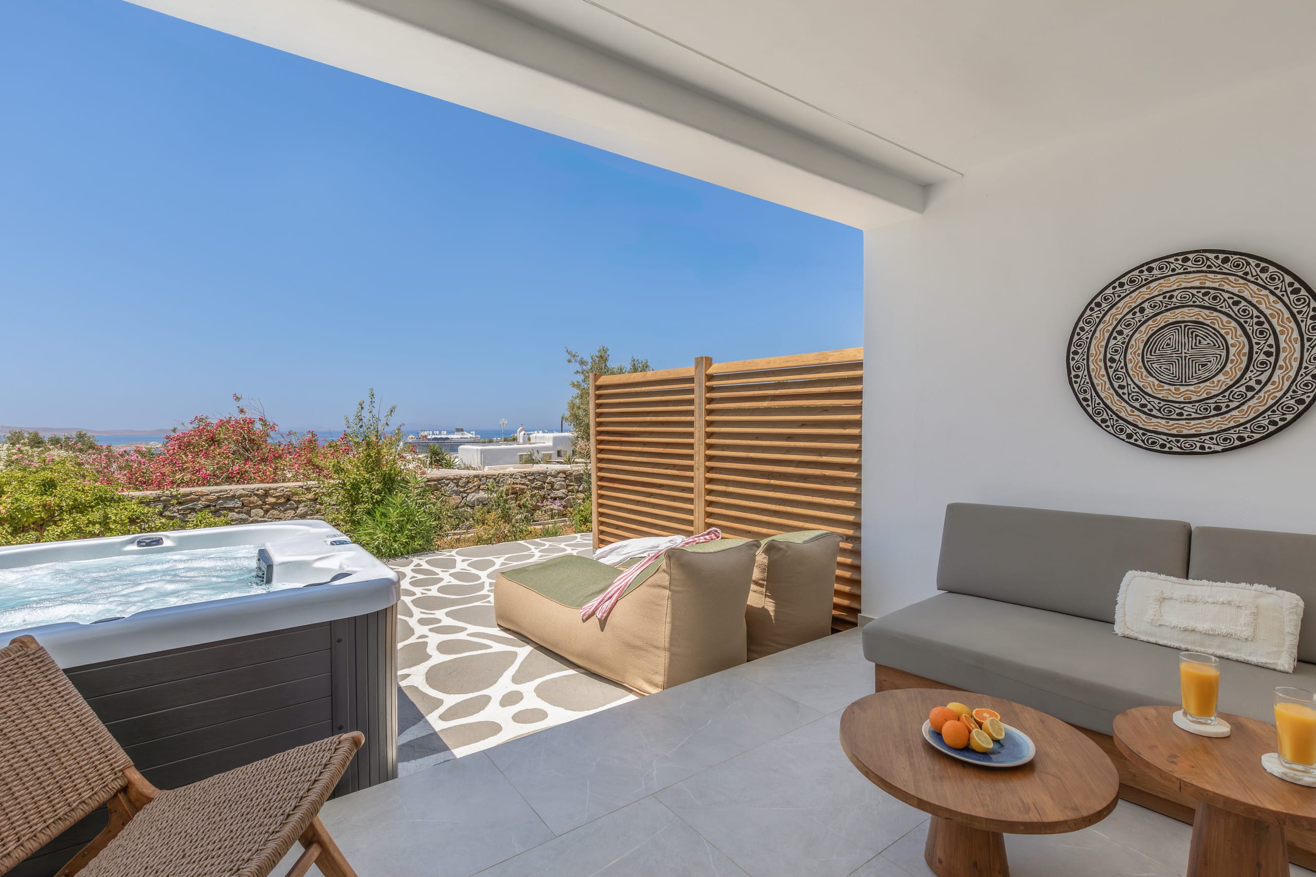 Mykonos Lagom 1 Sea View Studio (180° Sunset Bar) - Apartments for Rent in Mykonos, Greece 20