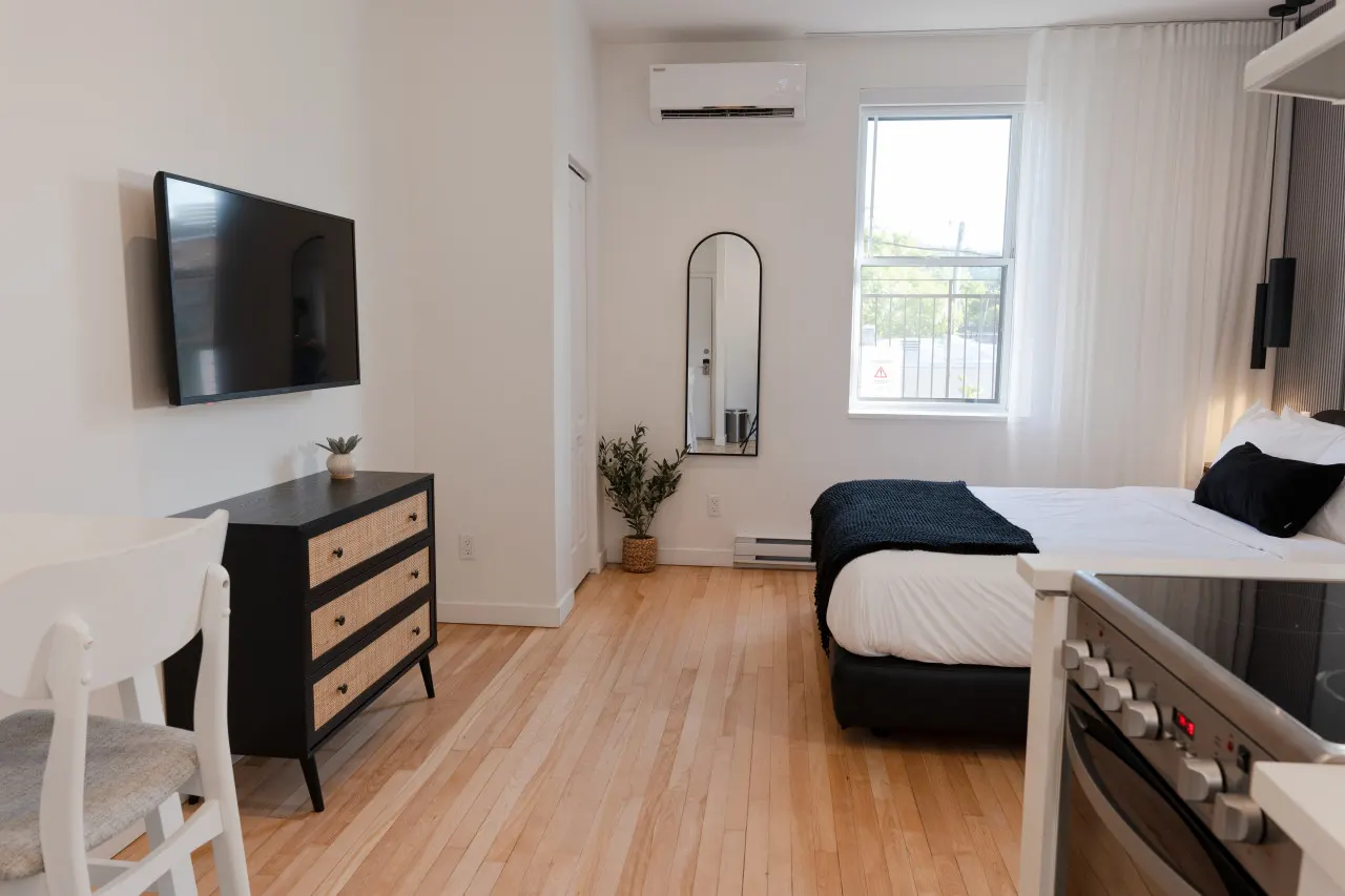 #8 - Studio/Plateau/St-Denis/SelfCheck-In/AC/TV 12