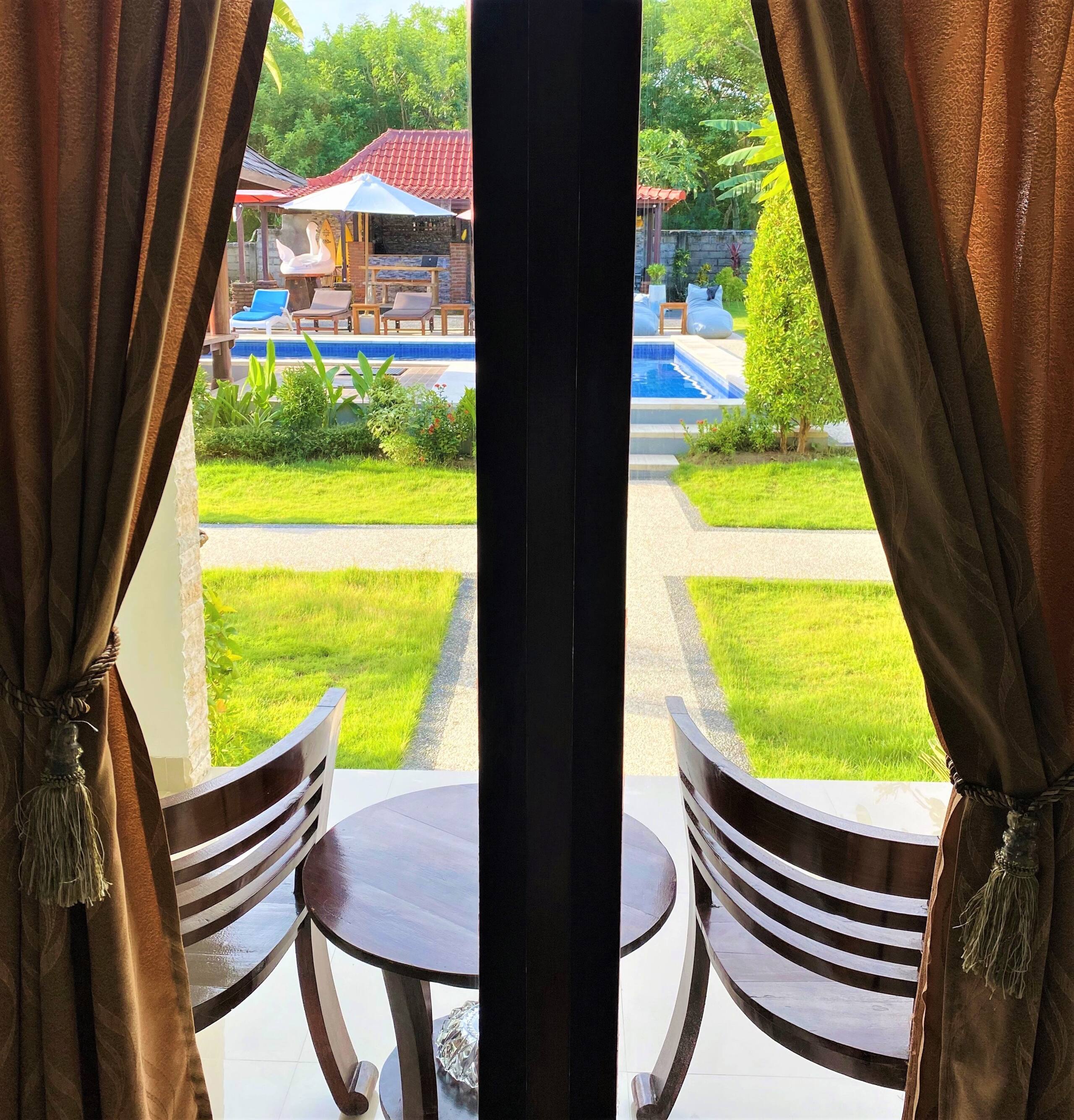 Room Only Uluwatu Jungle Villa with Pool View - Guesthouses for Rent in South Kuta, Bali, Indonesia — photo 4