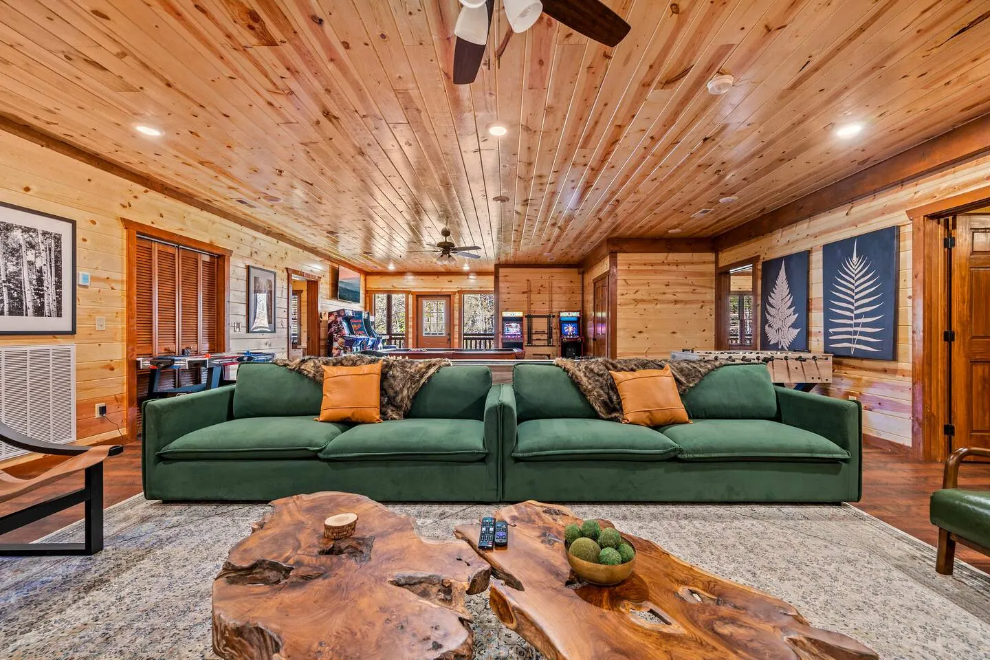 Stunning Luxe Cabin Indoor Heated Pool Sleeps 28 2