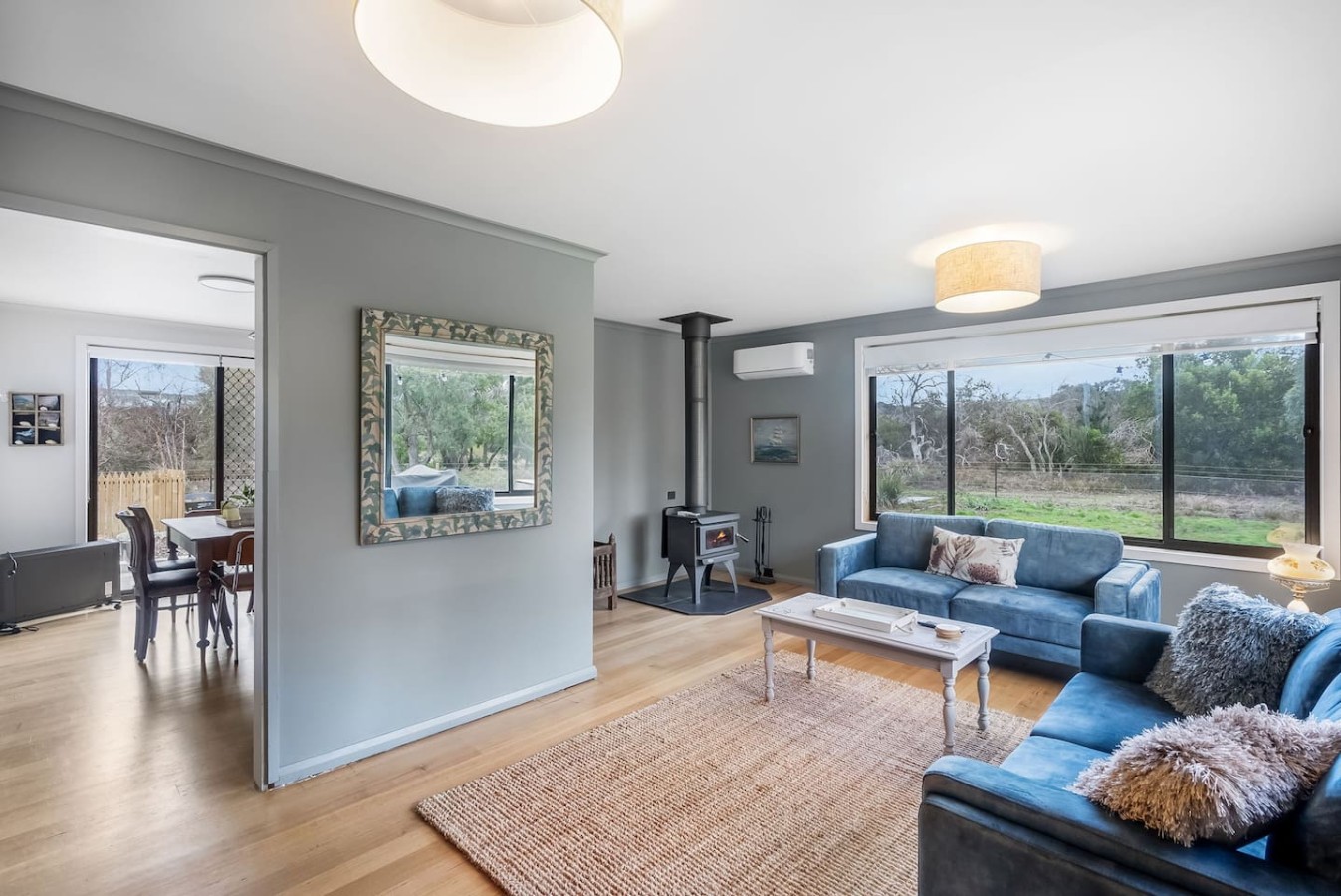 Clifton Beach Home on 5.5 Acres, Wood Fire & Deck — photo 4