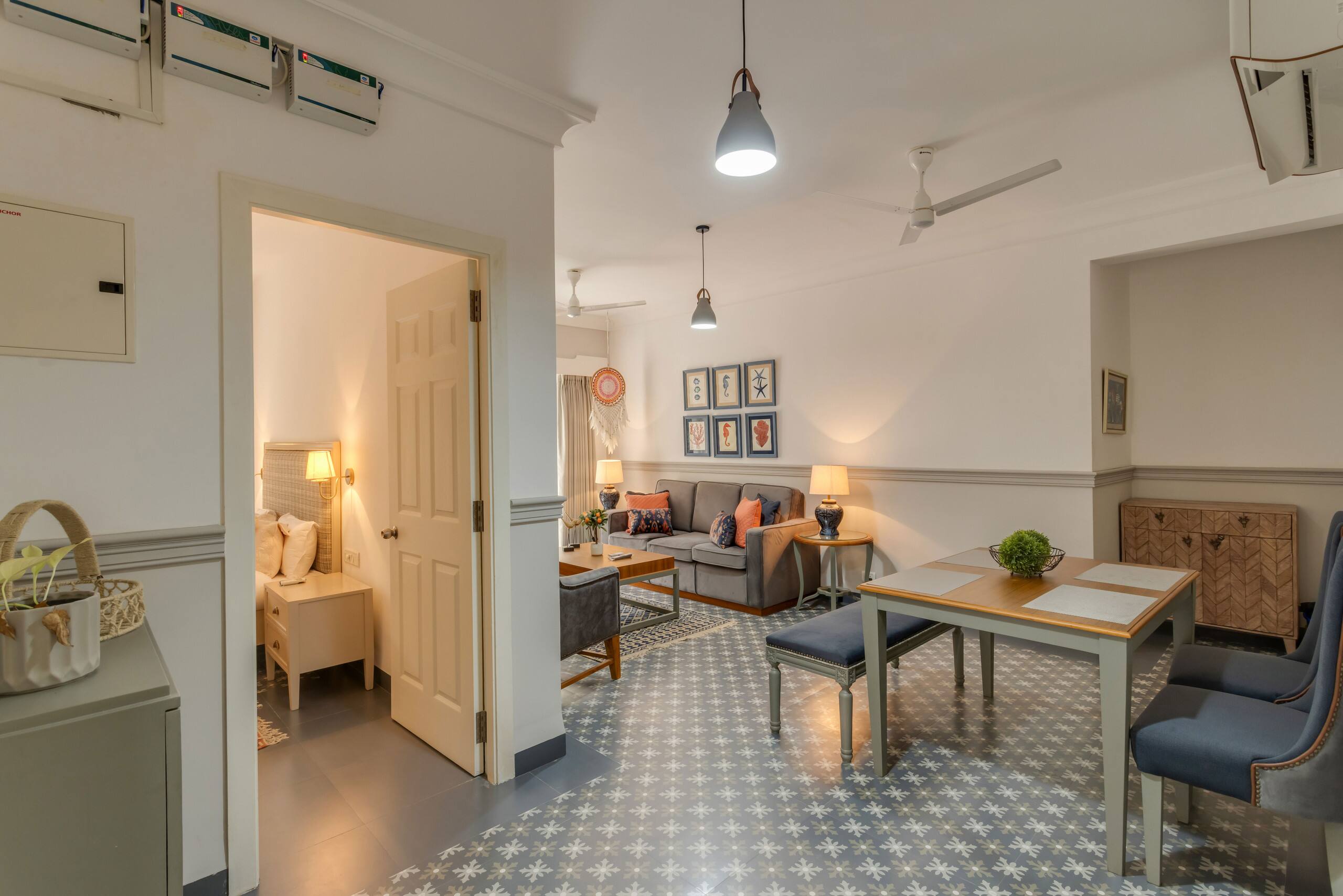 Pristine 2BHK | Rooftop Pool & Gym | 2min to Beach 17