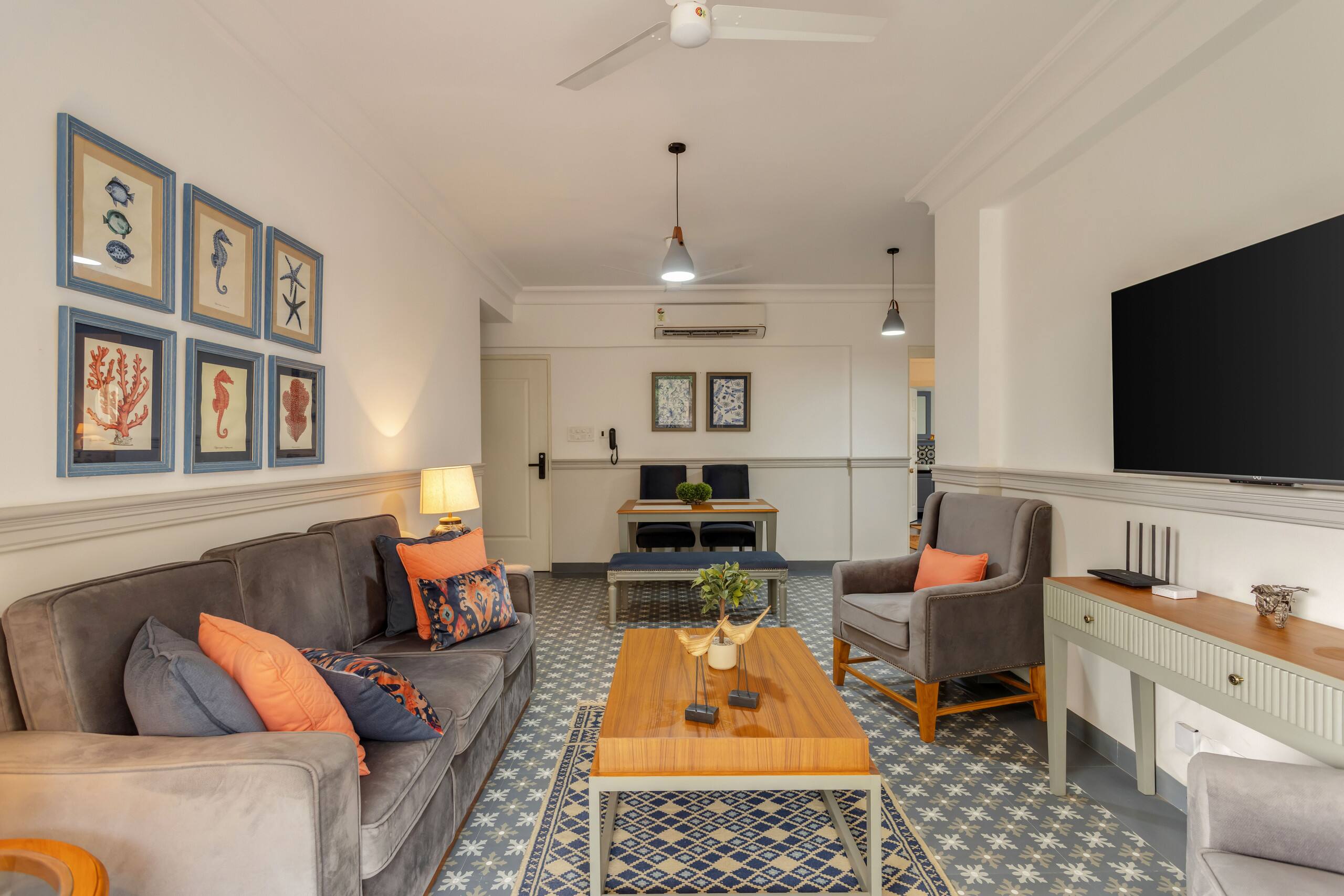 Pristine 2BHK | Rooftop Pool & Gym | 2min to Beach 15
