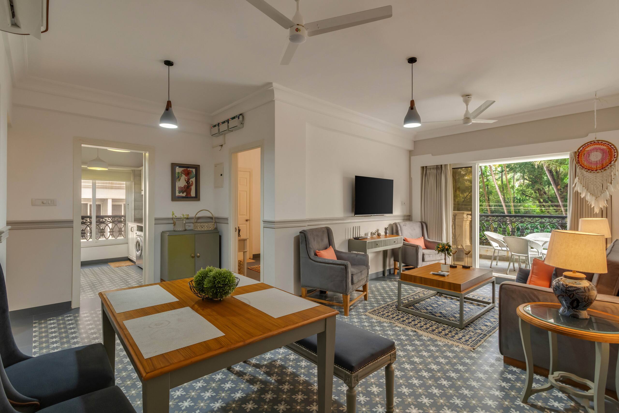 Pristine 2BHK | Rooftop Pool & Gym | 2min to Beach 9