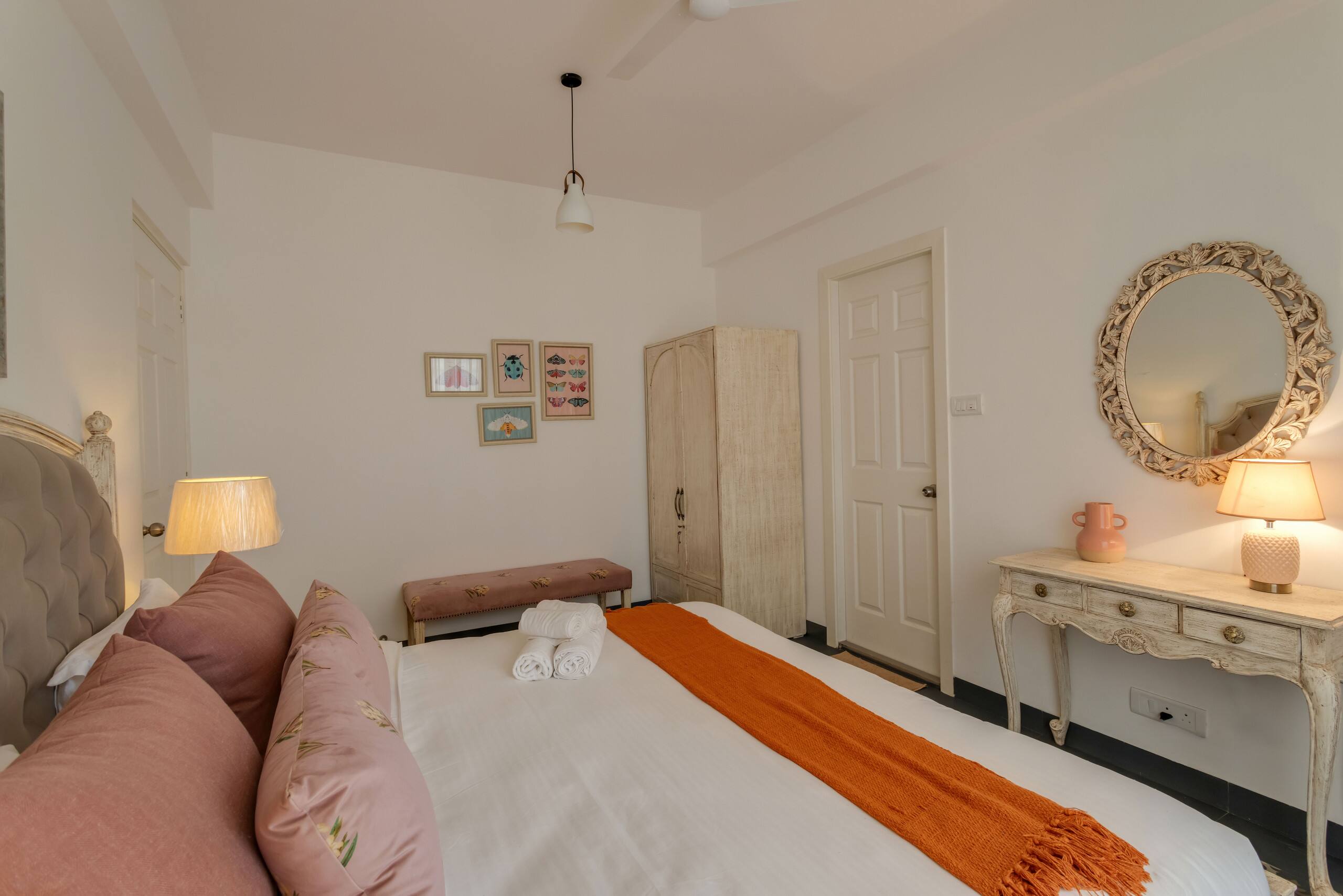 Pristine 2BHK | Rooftop Pool & Gym | 2min to Beach 23