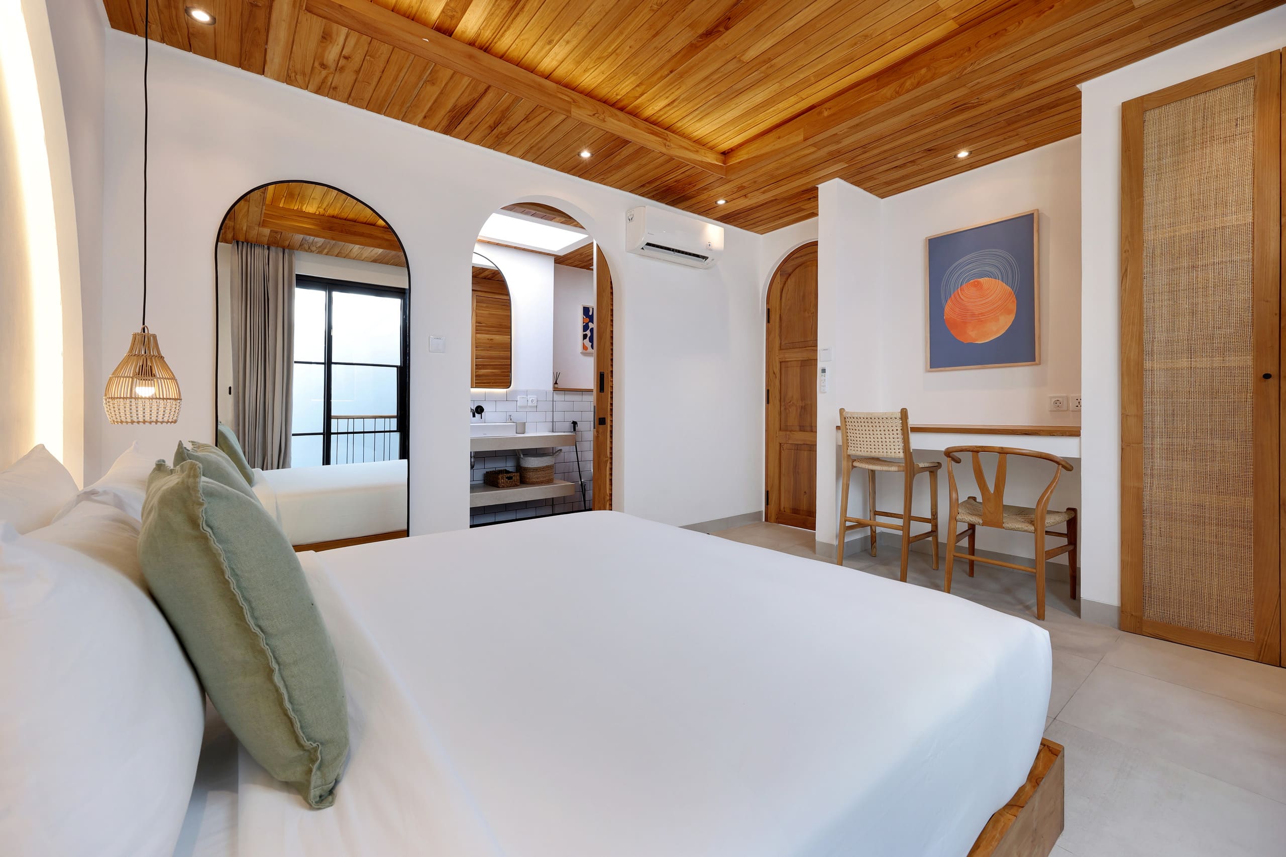 Quiet Canggu Villa Enclosed Living Private Parking 12