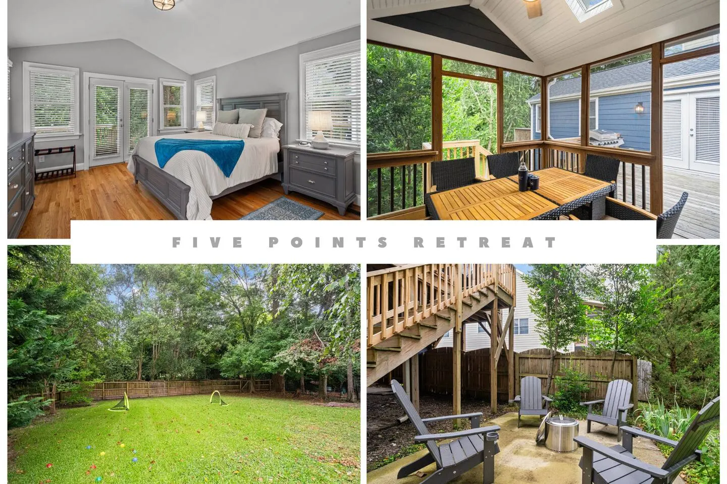 The 5 Points Retreat!~Pets~Fenced Yard~EV 1