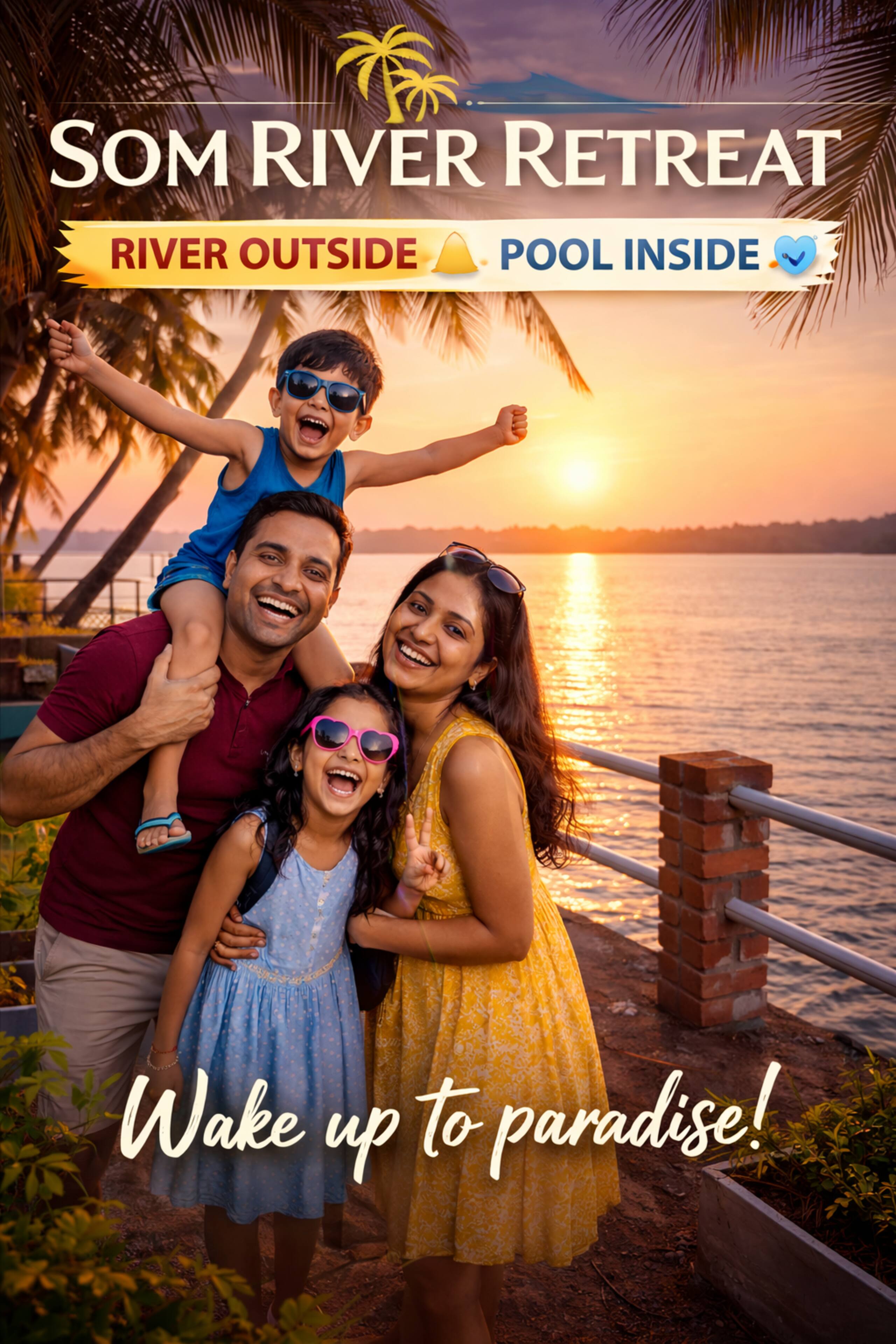 Som River Retreat -Poolside Paradise by the River 8