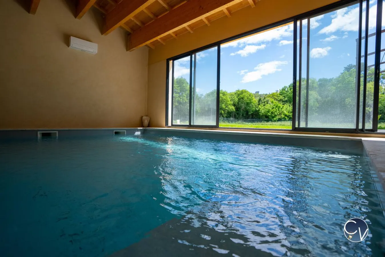Mas de Plantery-Piscine interieure-Jardin cloturé 17