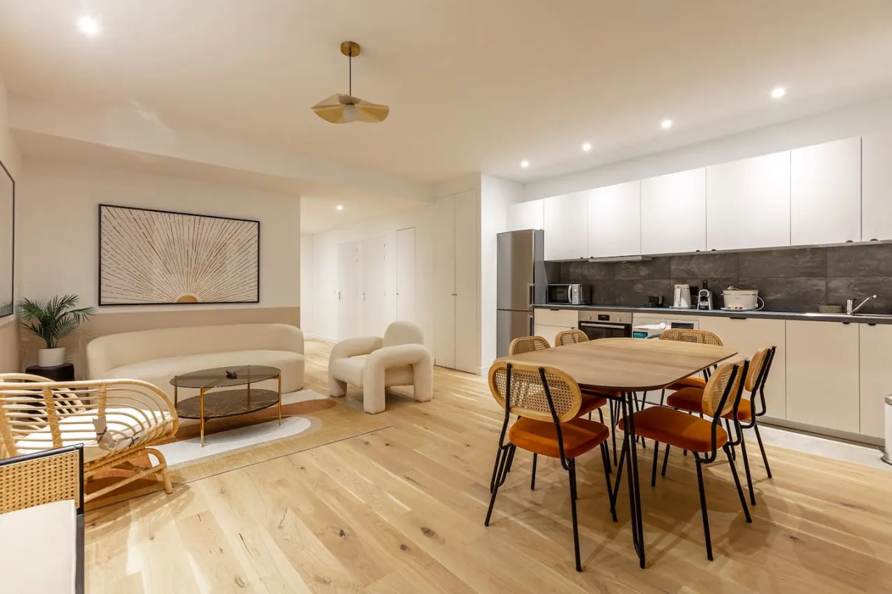 Appart 6Pers#3 Bedrooms#2 Bathrooms#Paris 19