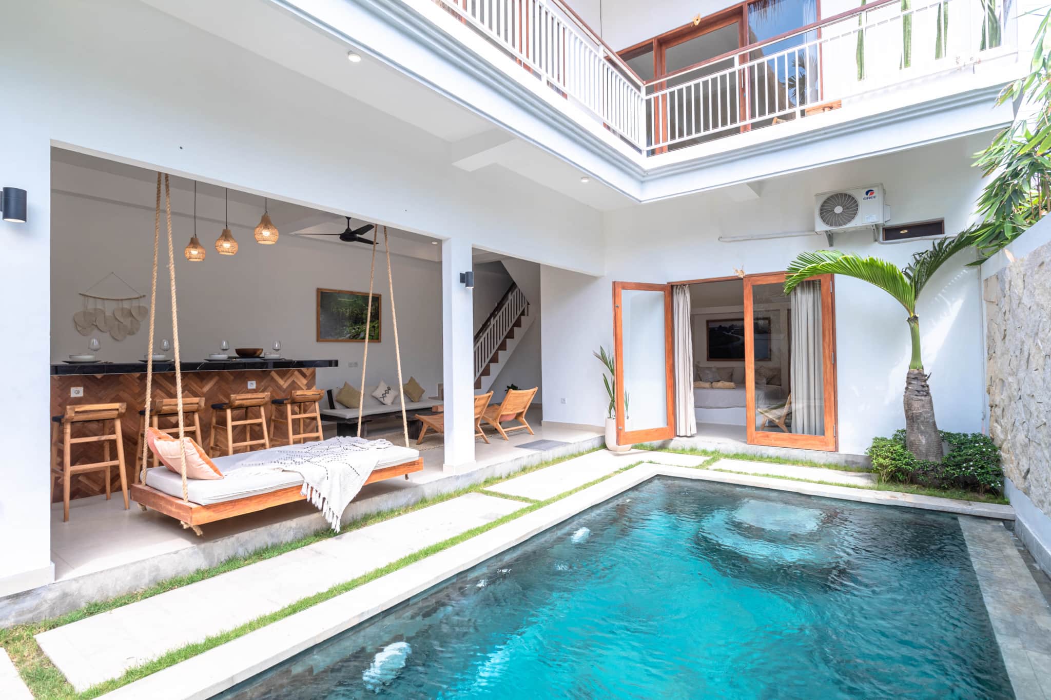 6-person  Boho Villa Canggu Perenenam, Rooftop cinema, pool