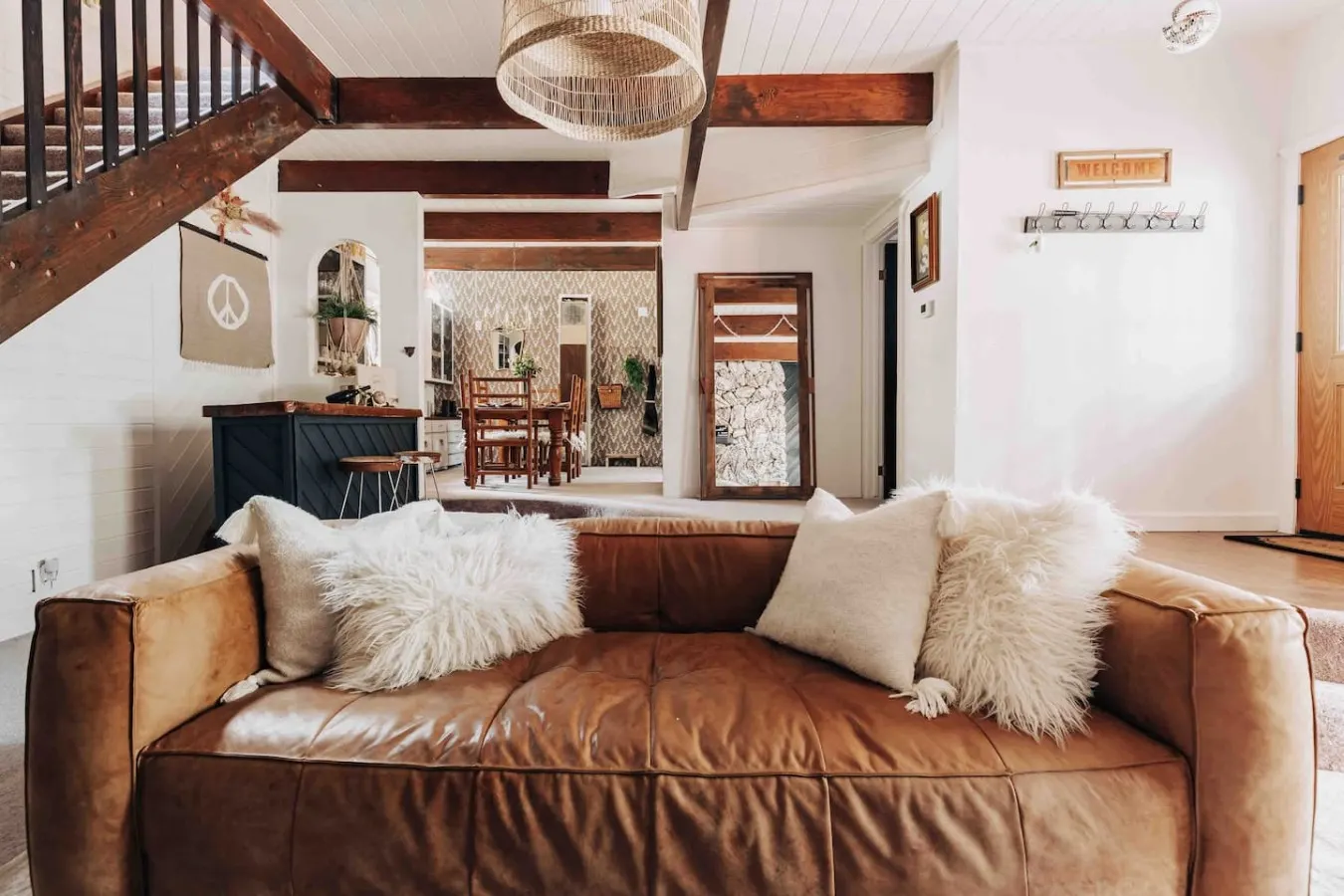 TOP RATED Boho Mountain Retreat: Pet-Friendly! 10
