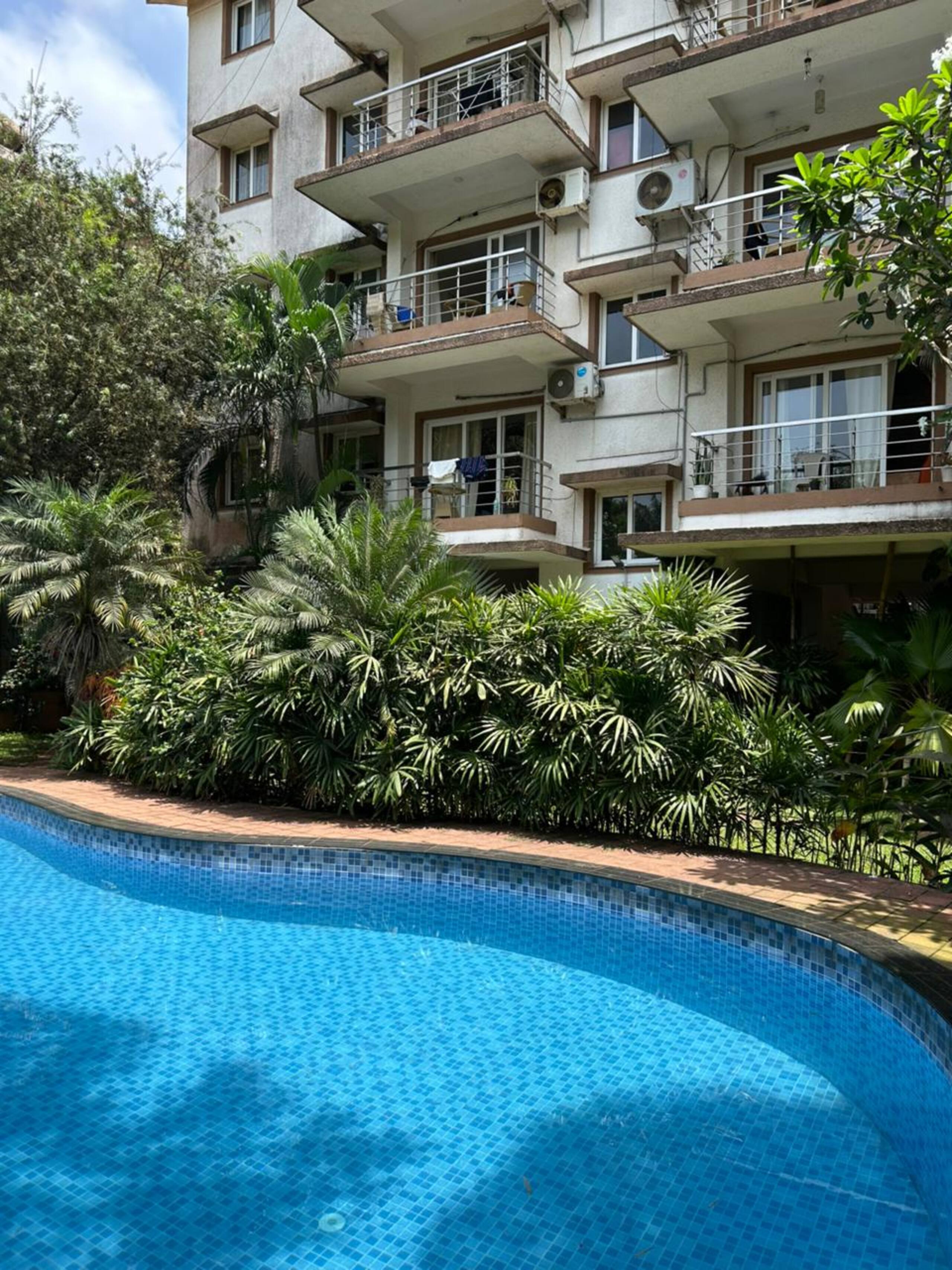 Ivy 1BHK C7 -Pool/5 mins from Tito's/Baga Beach 22