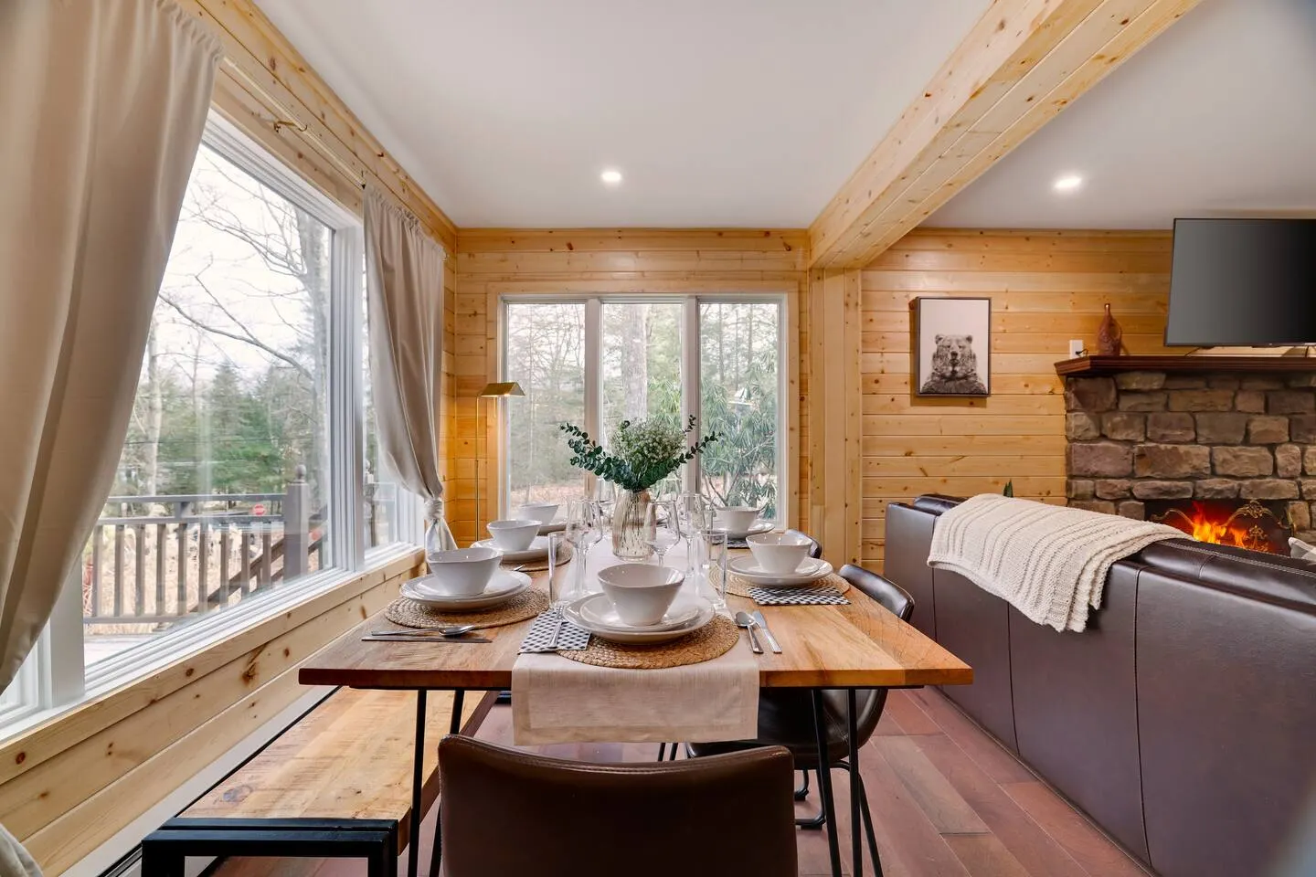 Modern Mtn Escape! HotTub-FirePit-Hammock-Games 4