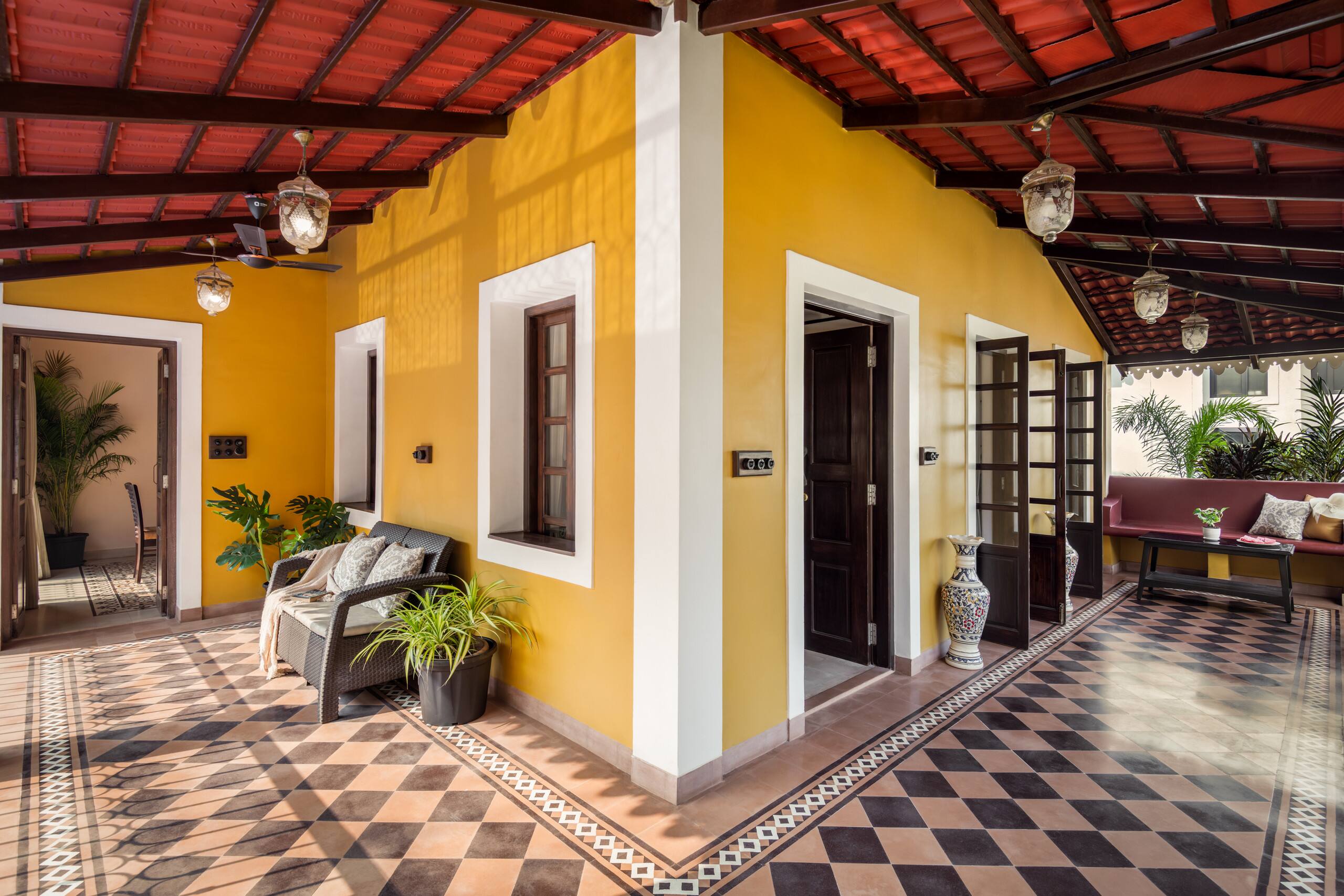 Portuguese style 4bhkI Pvt PoolI5 mins baga beach 38