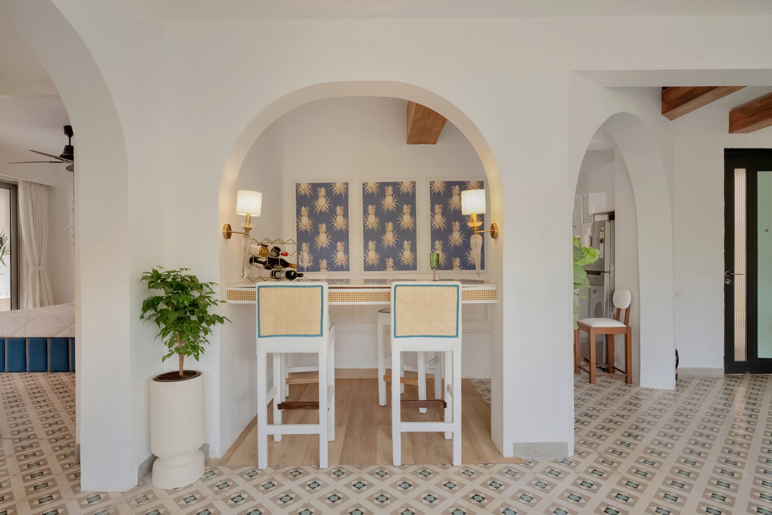 Sereno Santorini 2bhk Greek vibes w/ pvt jacuzzi 7
