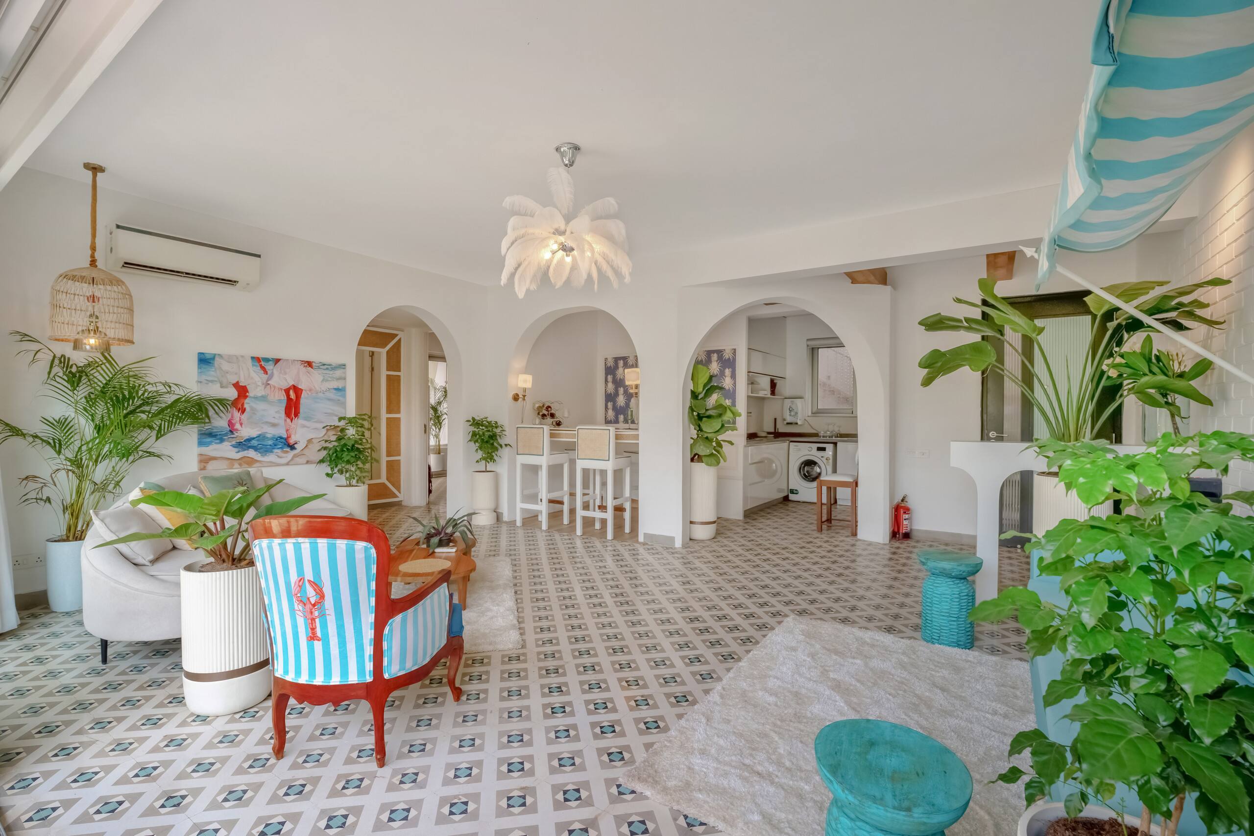 Sereno Santorini 2bhk Greek vibes w/ pvt jacuzzi 10