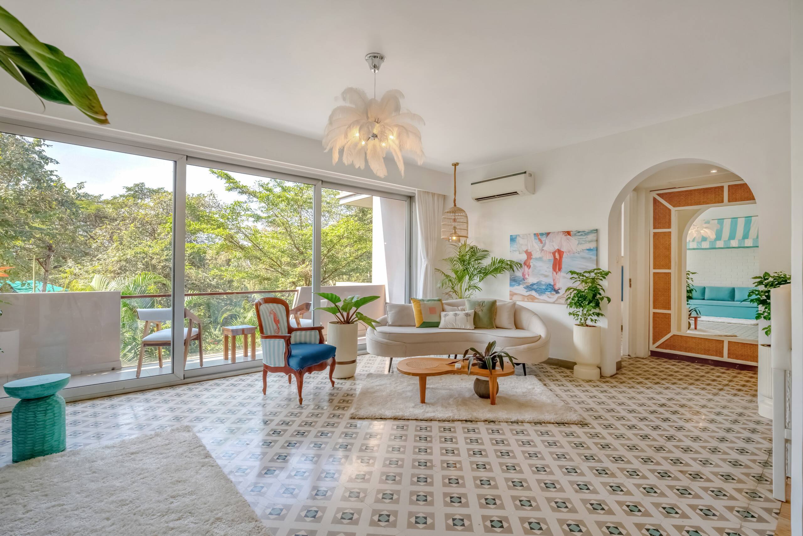 Sereno Santorini 2bhk Greek vibes w/ pvt jacuzzi 9